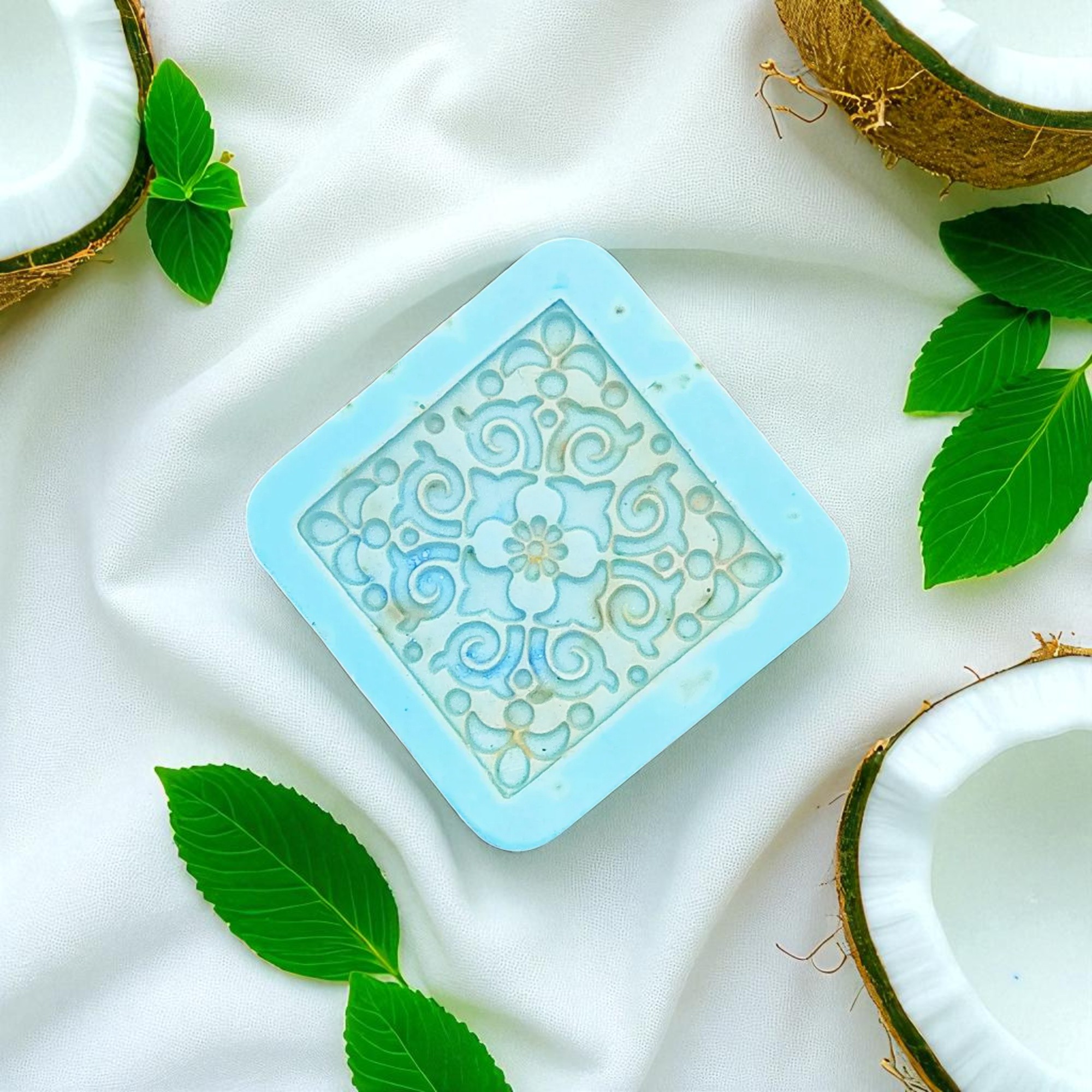 Coconut Mint Goat Milk Bar Soap