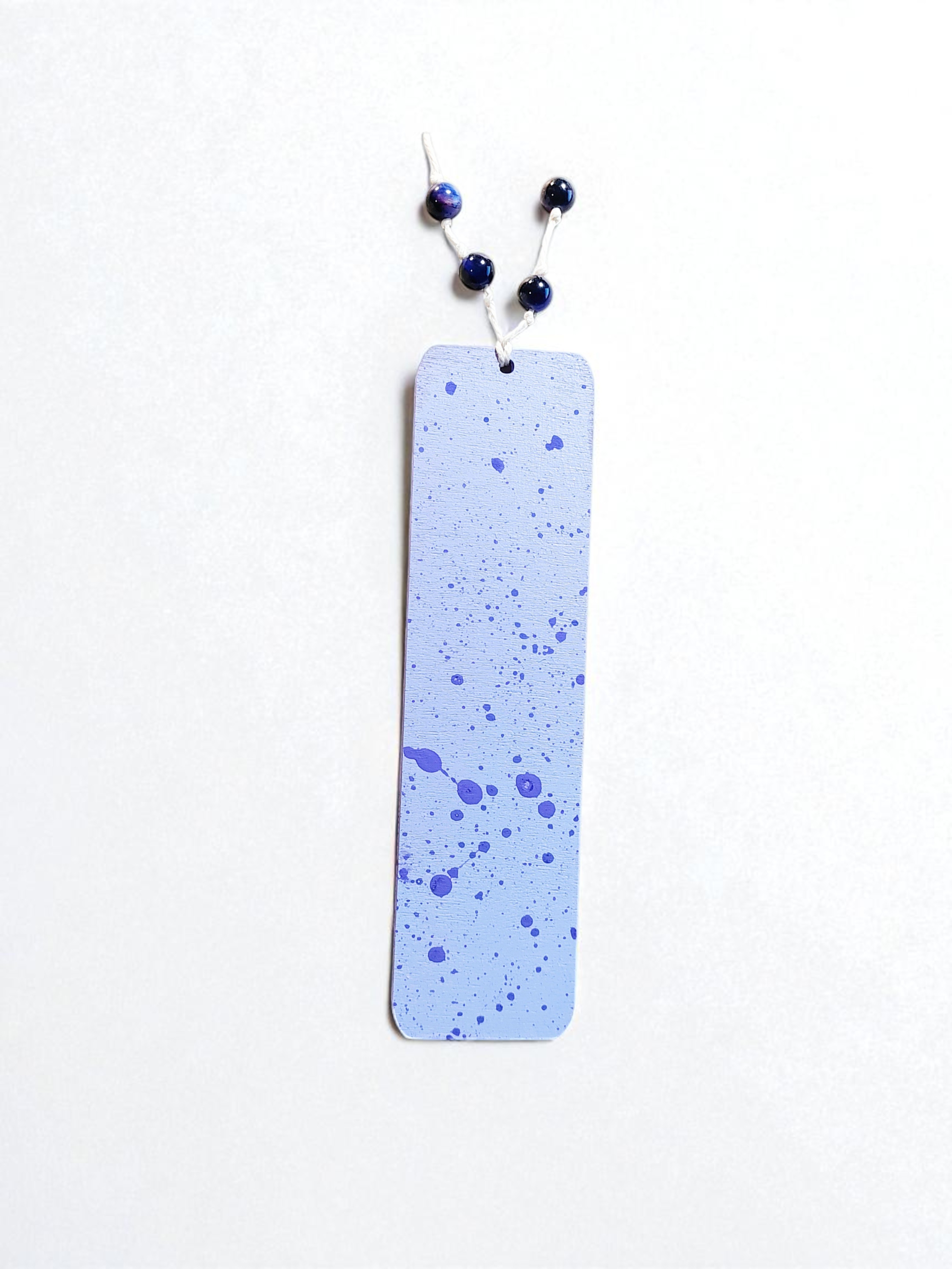 Purple Wooden Just One More Page Bookmark