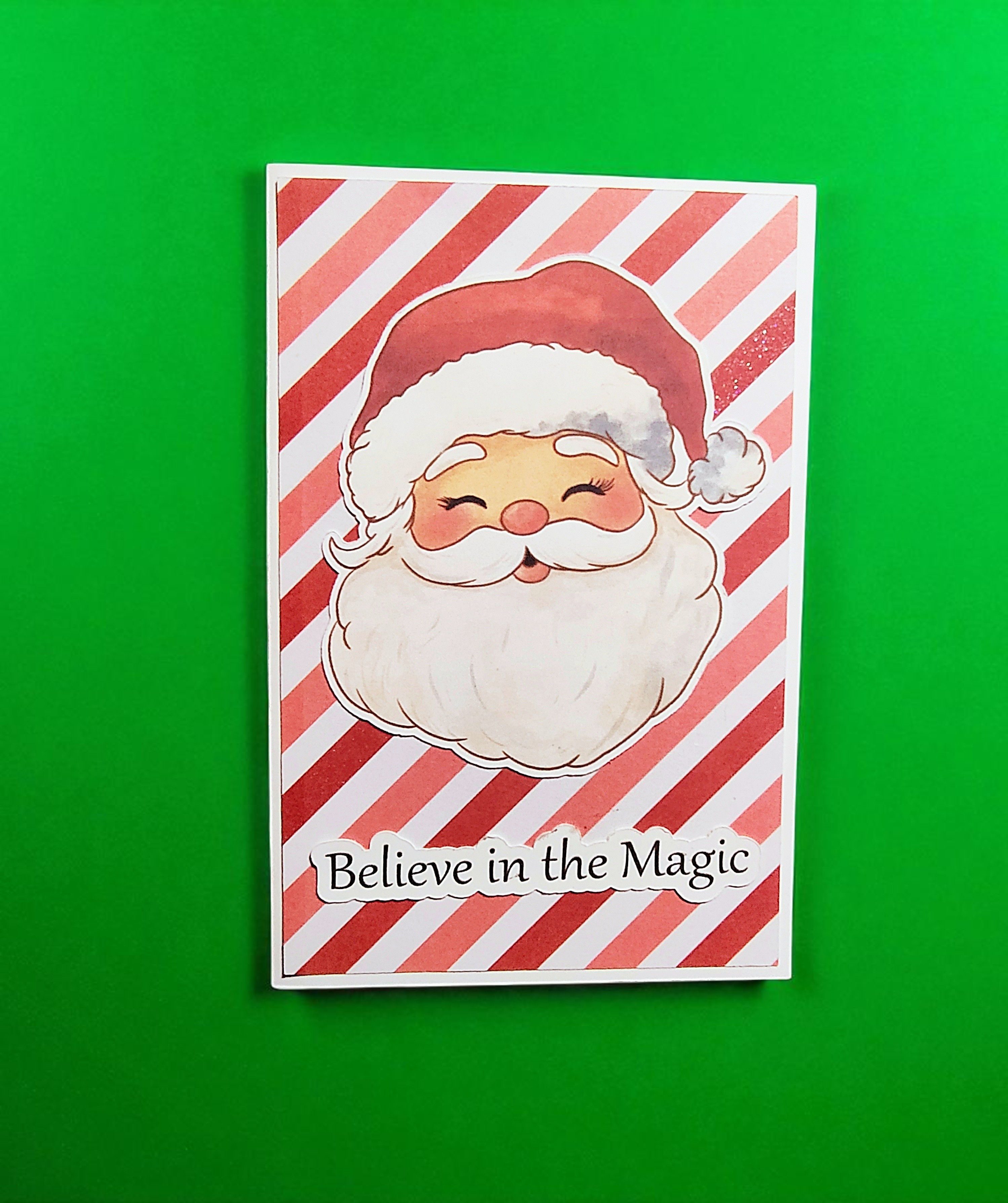 Believe in the Magic Santa Greeting Card