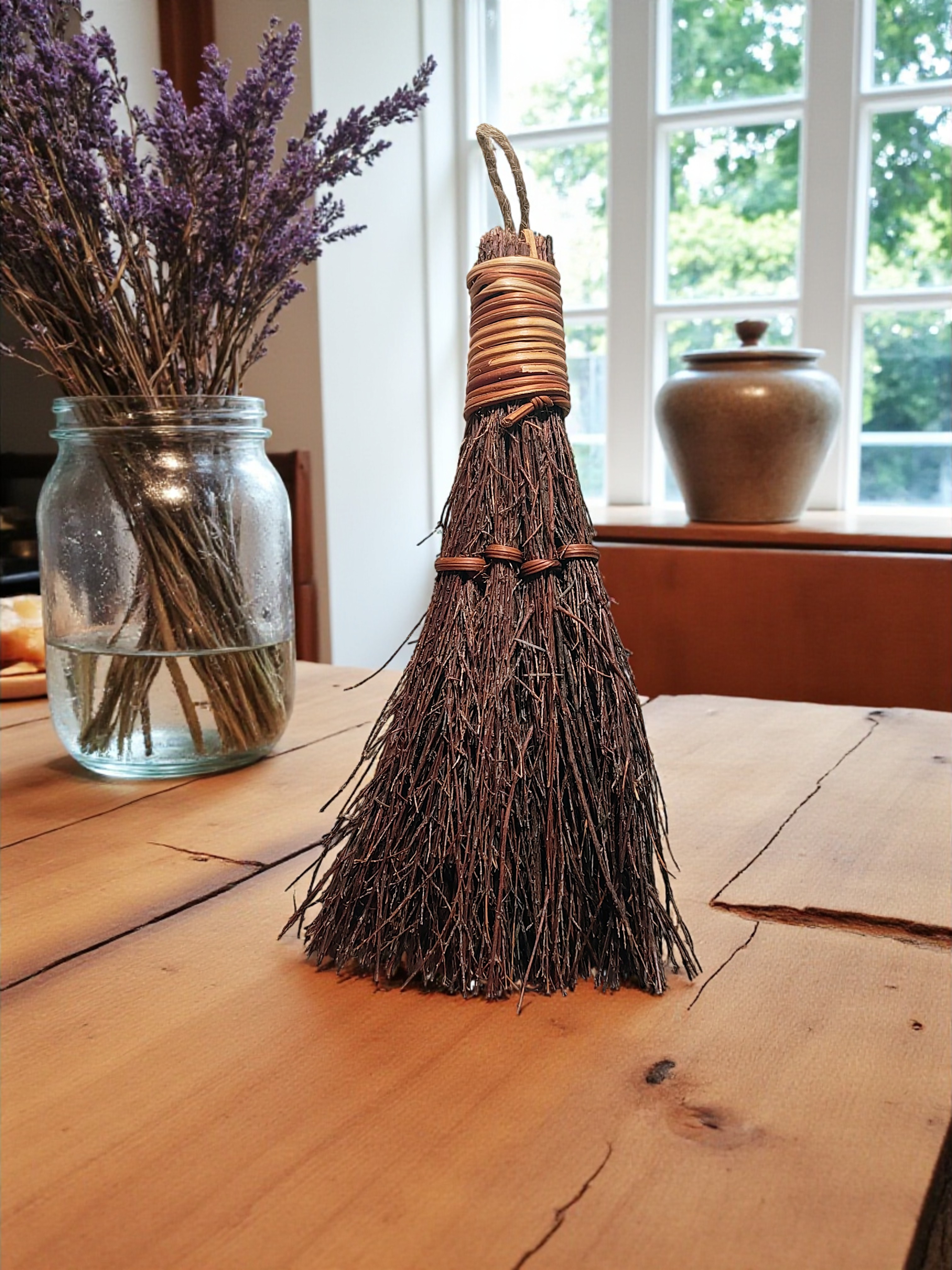 6 Inch Pumpkin Spice Scented Broom