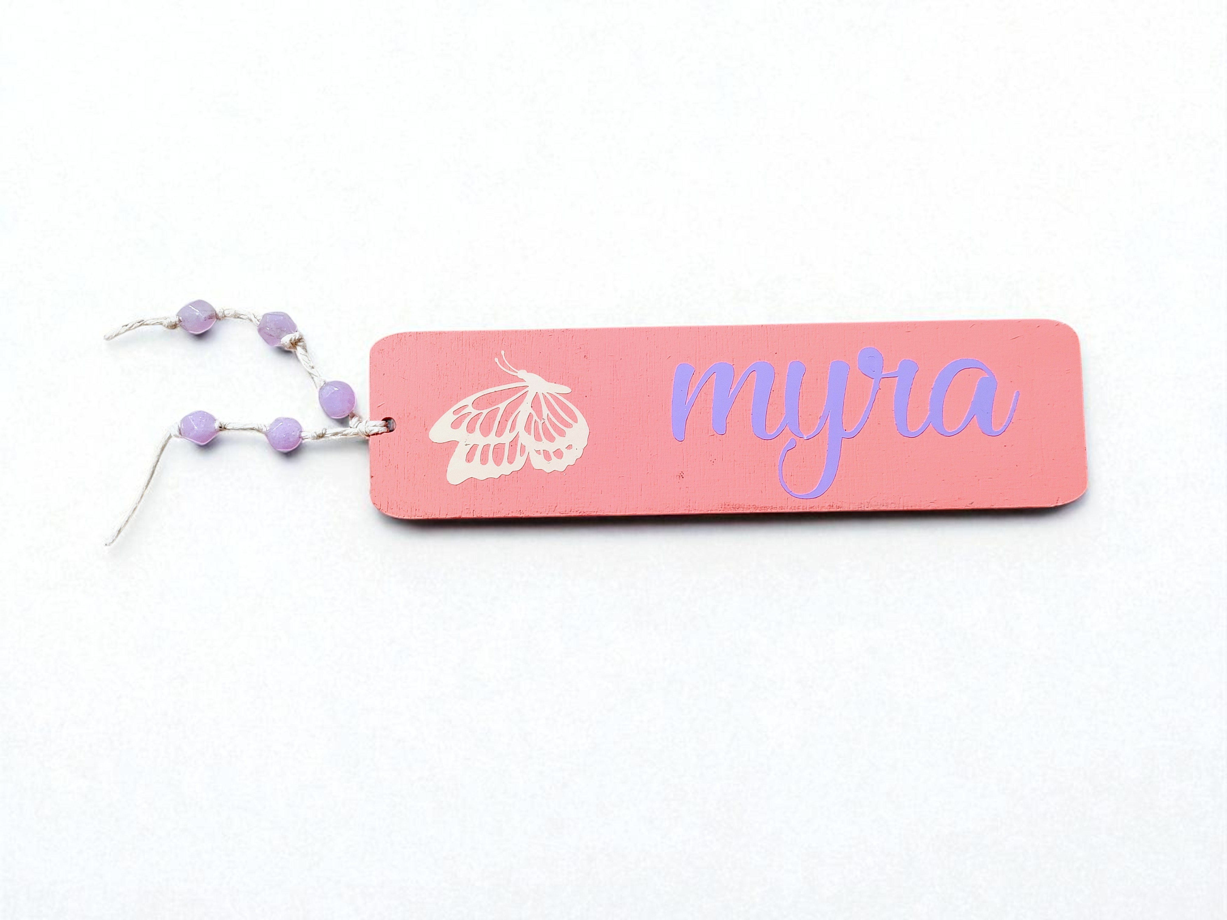Handmade Custom Bookmark - You Pick Color and Phrase
