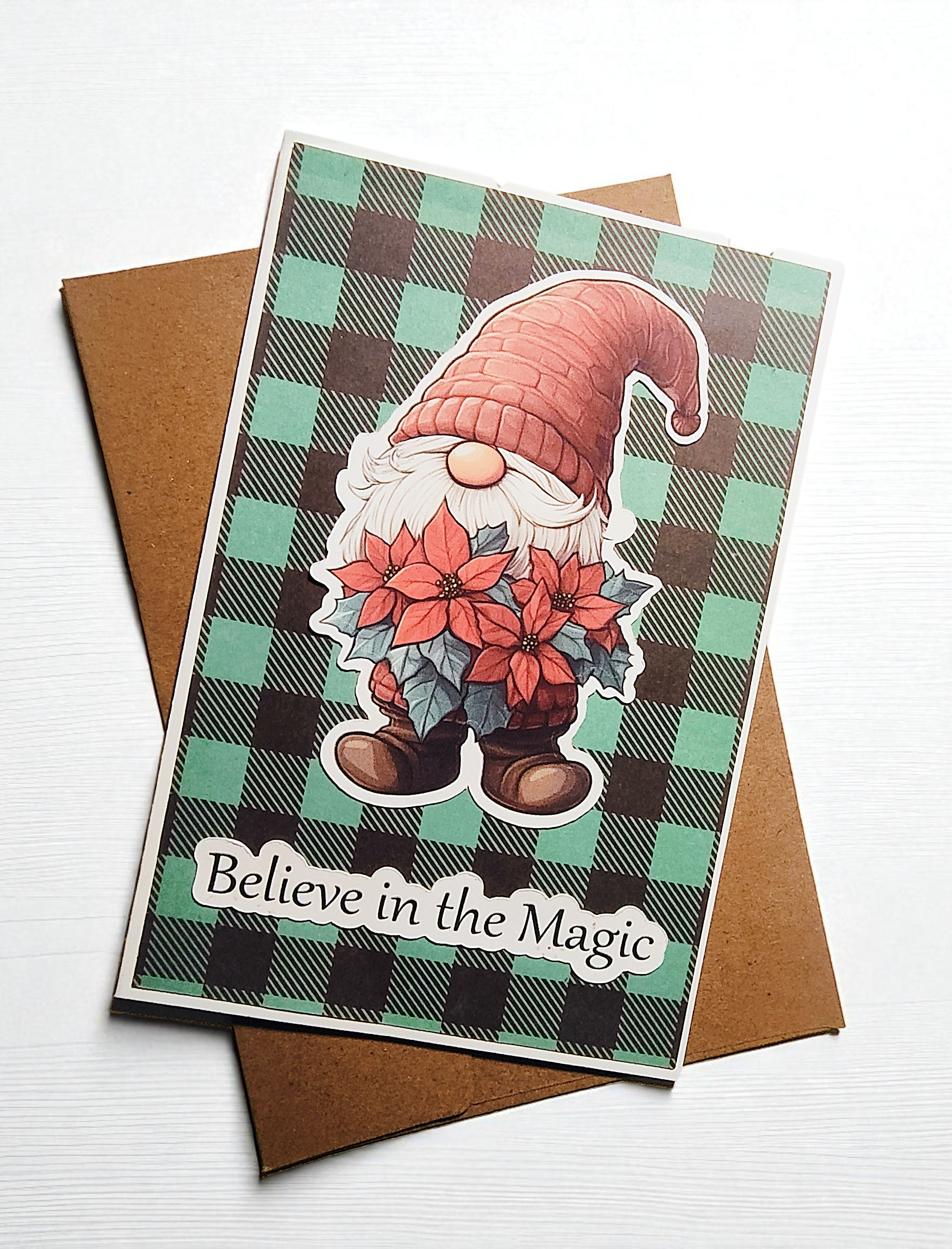 Believe in the Magic Gnome Greeting Card