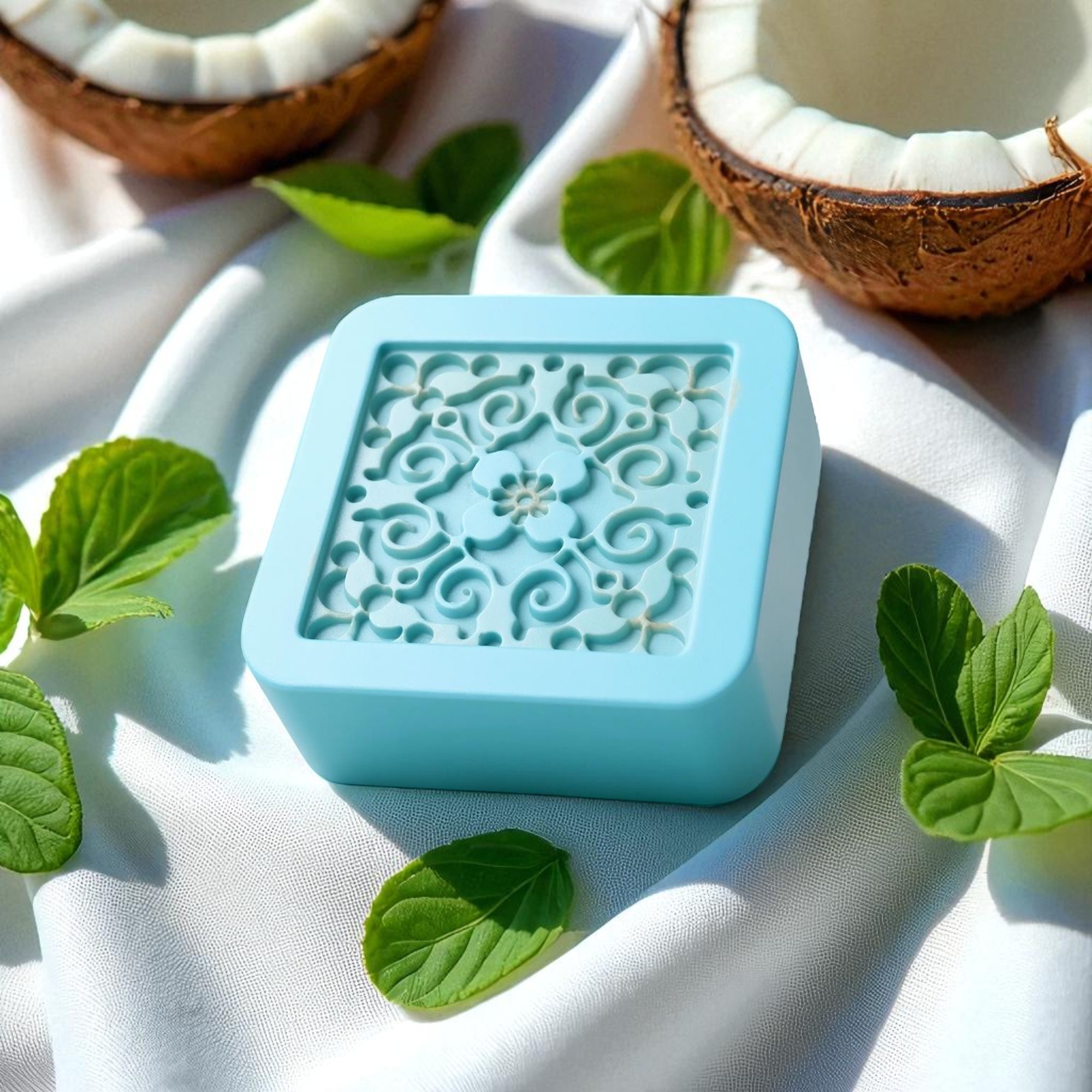 Coconut Mint Goat Milk Bar Soap