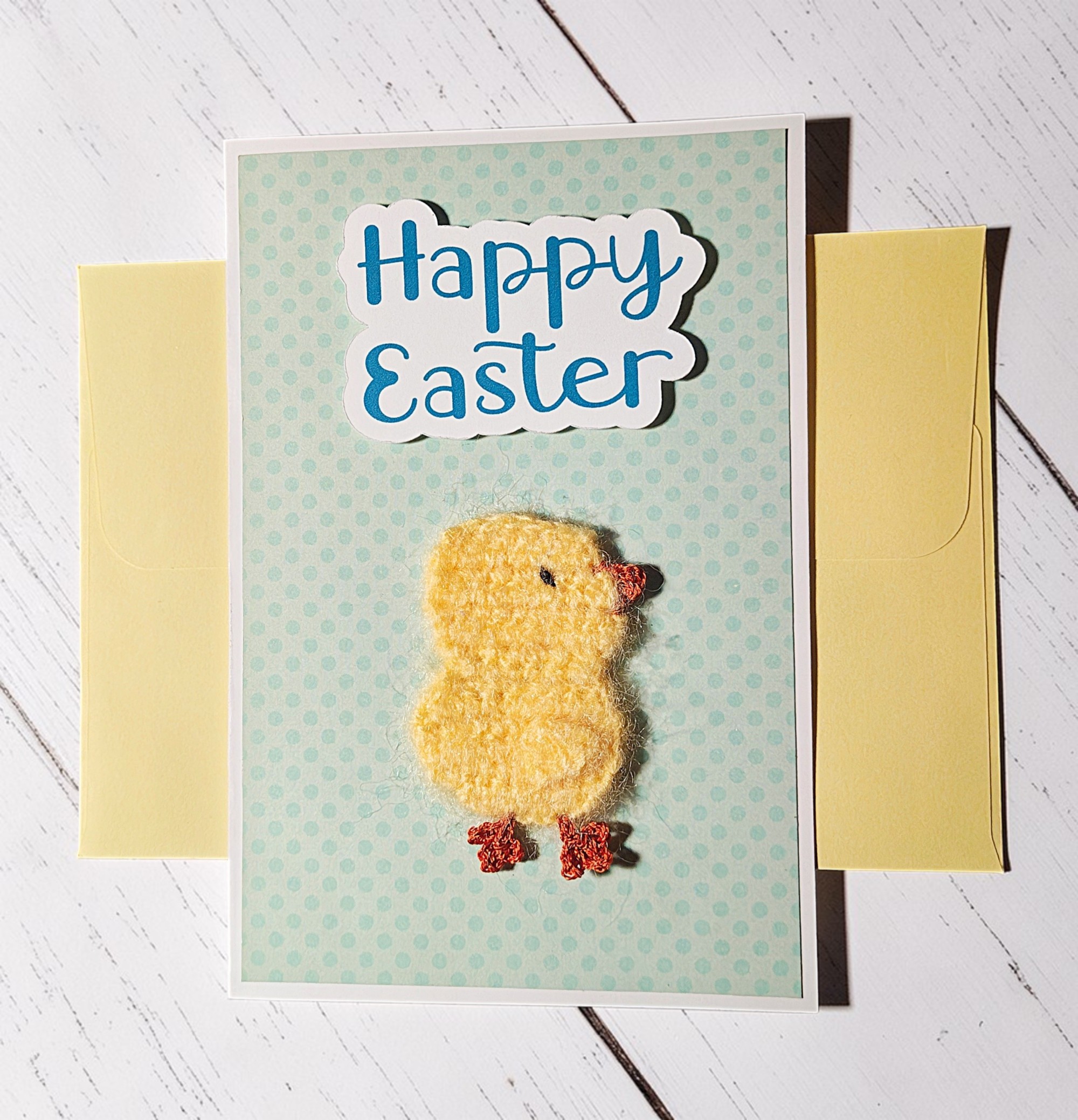 Handmade Cute Easter Chic Greeting Card
