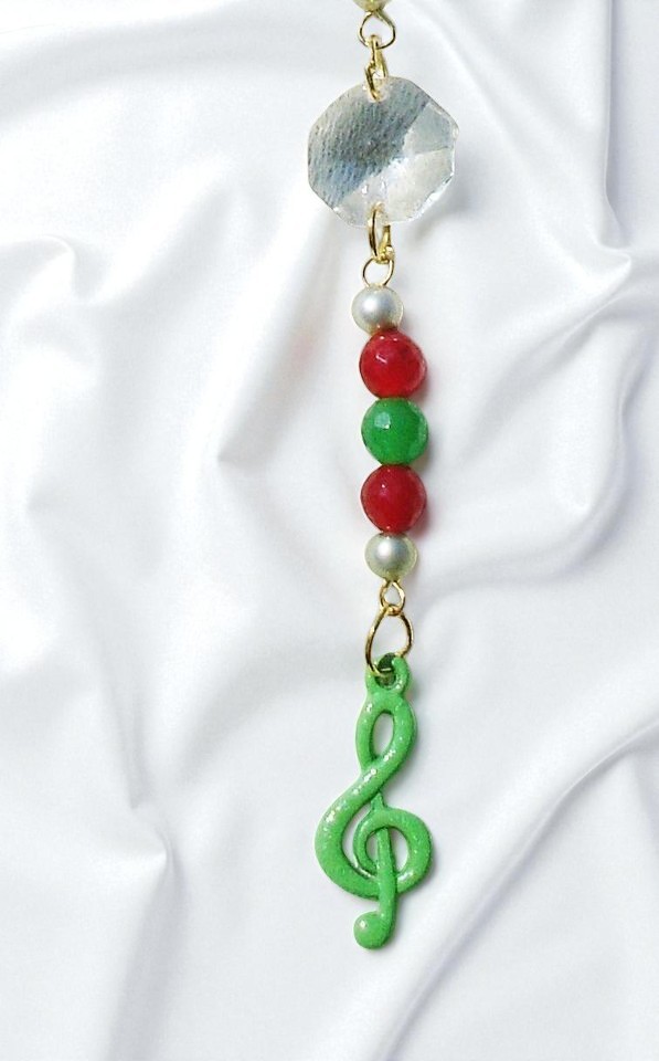 Music Note Musicians Holiday Ornament 