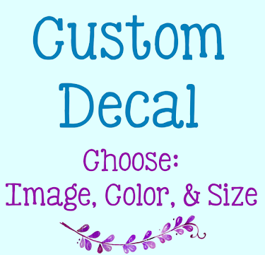 Custom Clear Waterslide Decal - You Pick Size