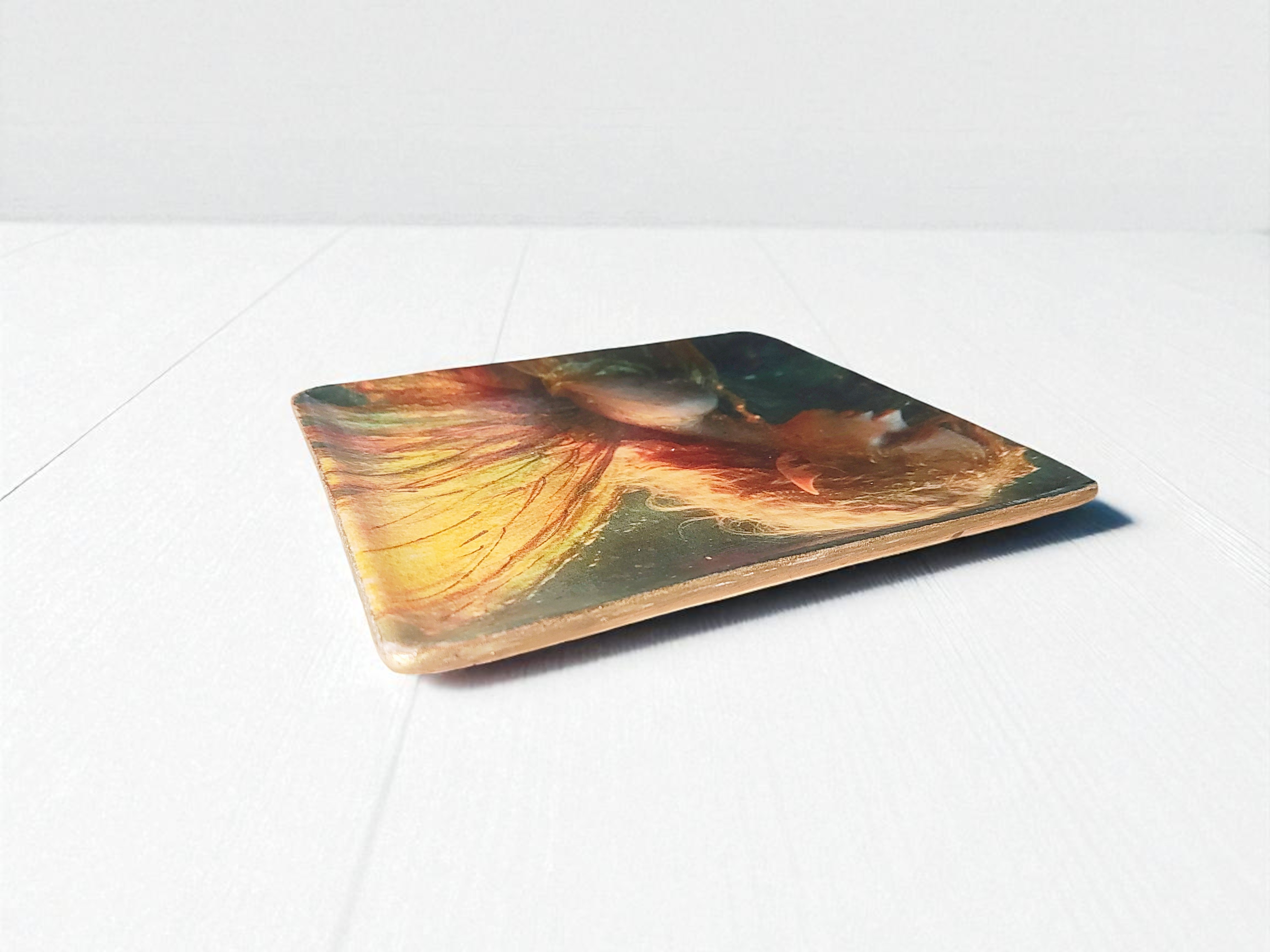 Whimsical Golden Fairy Trinket Ring Dish