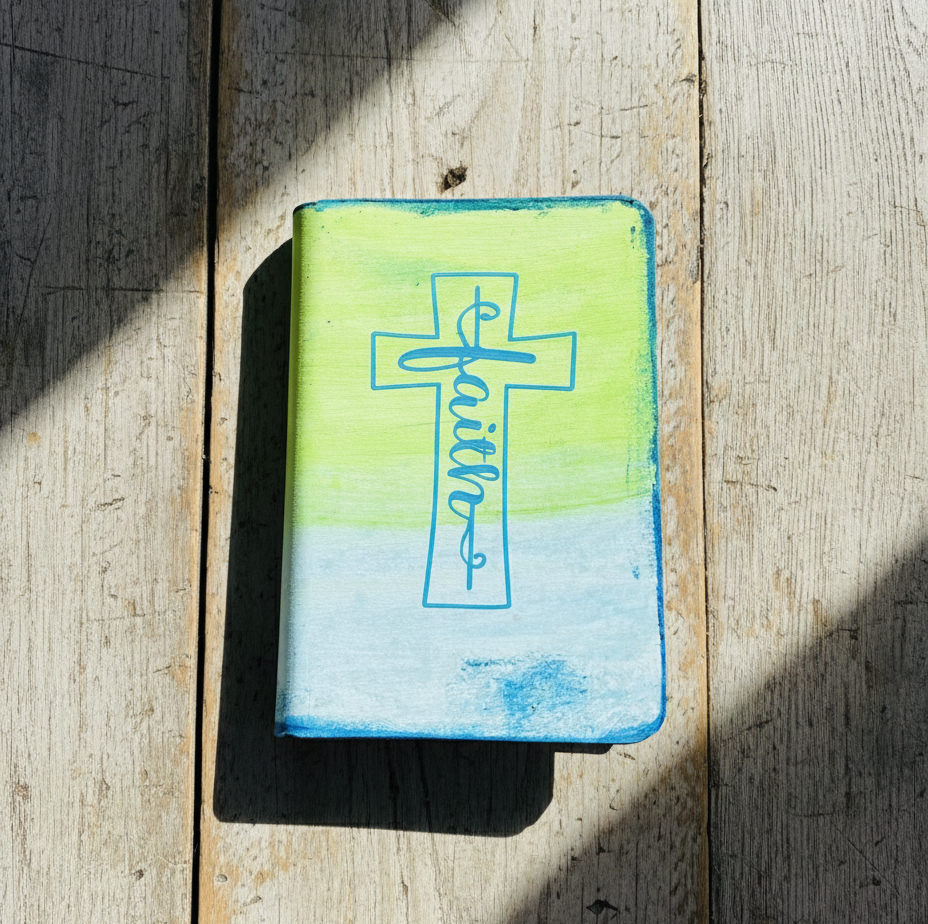 Christian Hand-Covered Pocket Bible - New Testament, Psalms, Proverbs