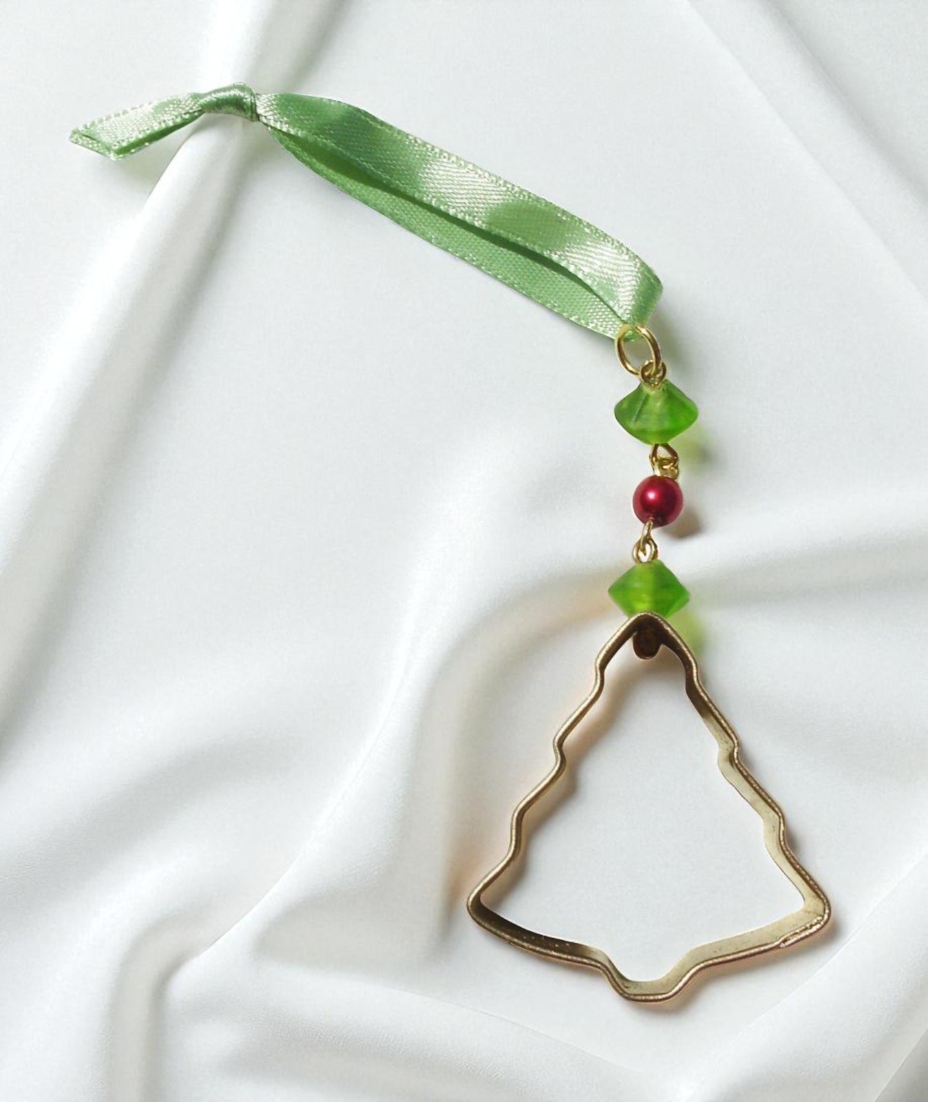 Kitchen Christmas Tree Cookie Cutter Holiday Ornament - Handmade Christmas Collectible