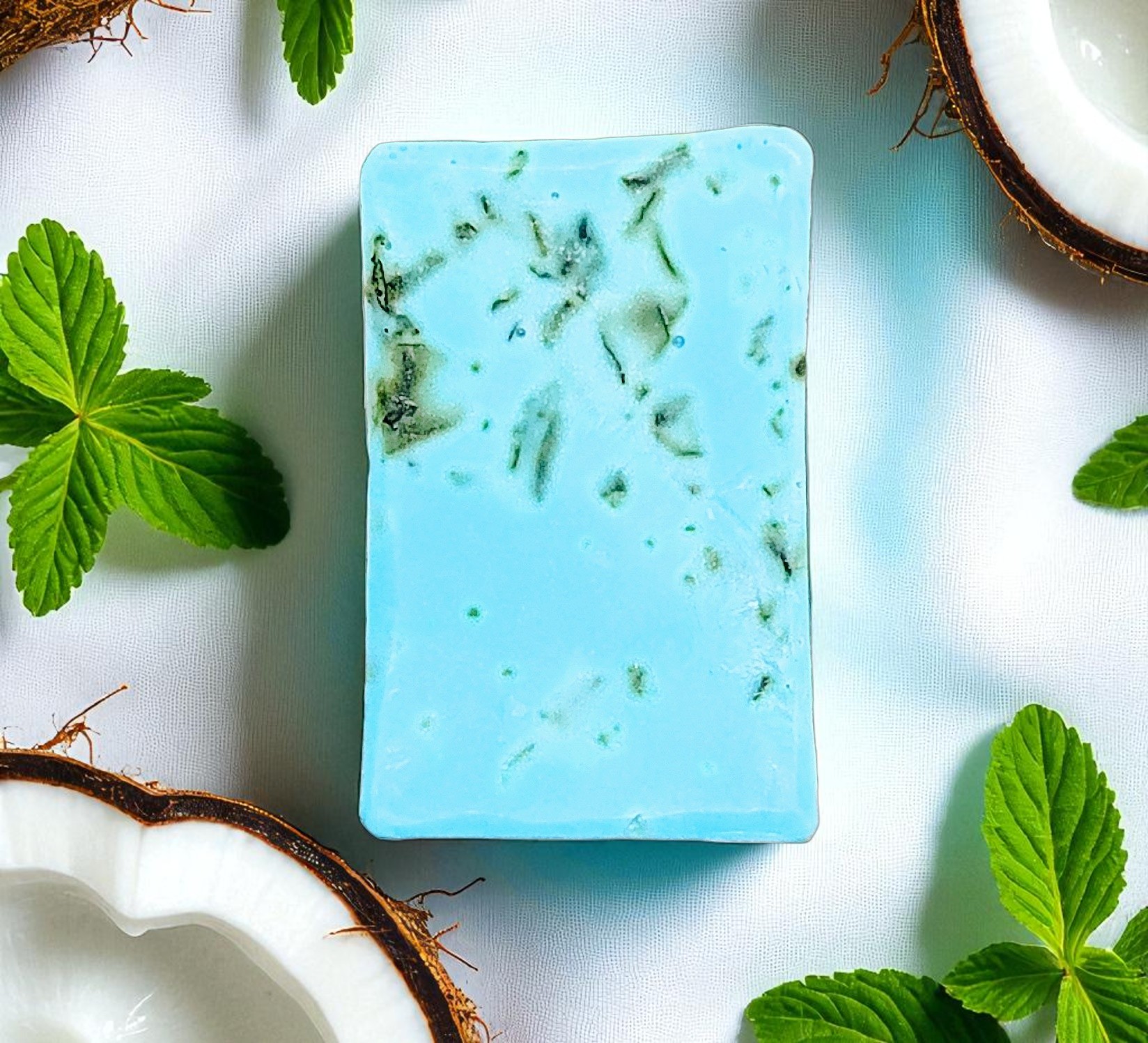 Coconut Mint Goat Milk Bar Soap