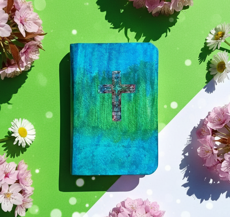 Christian Hand-Covered Pocket Bible - New Testament, Psalms, Proverbs 