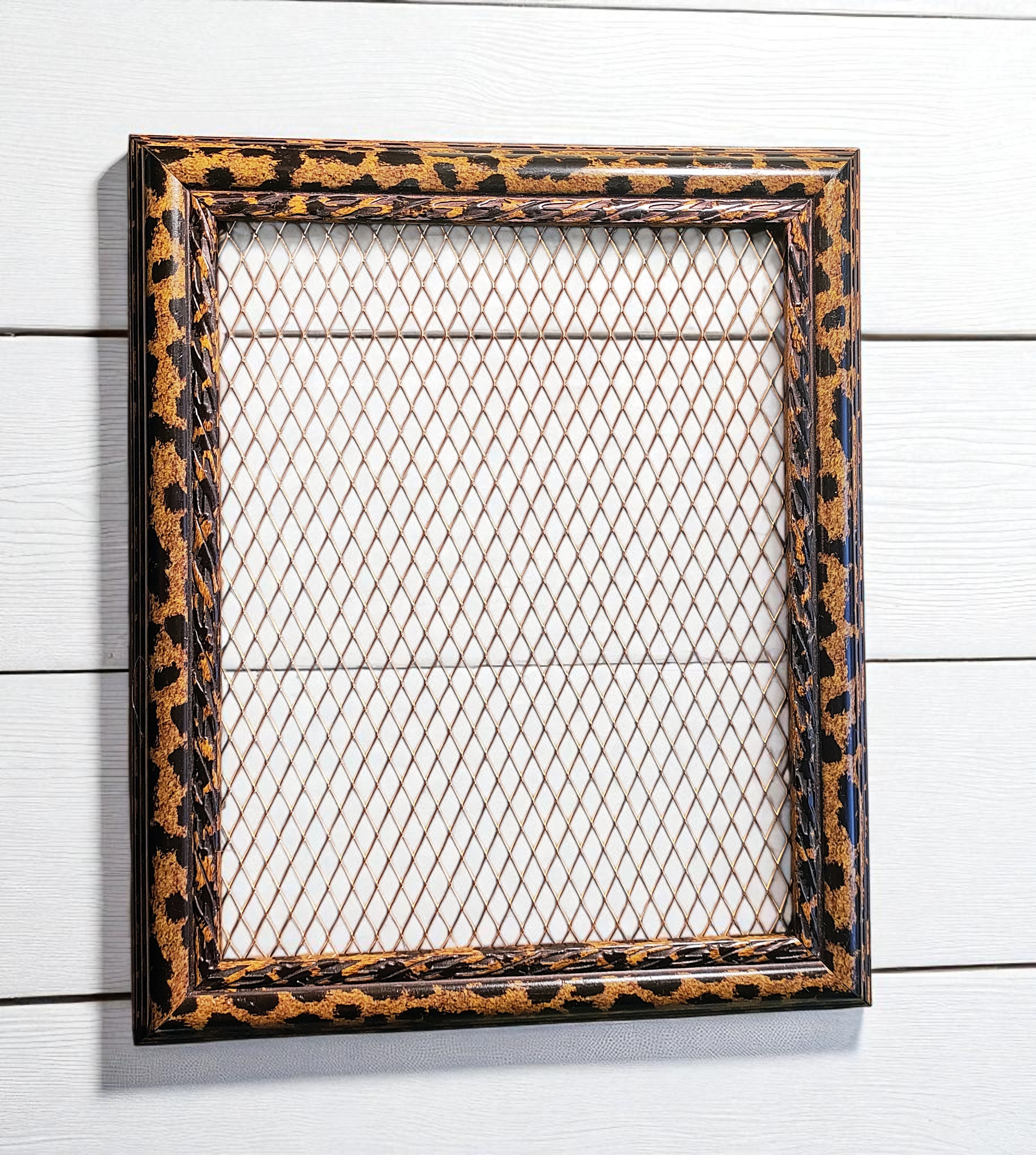 Leopard Print Frame Jewelry Organizer