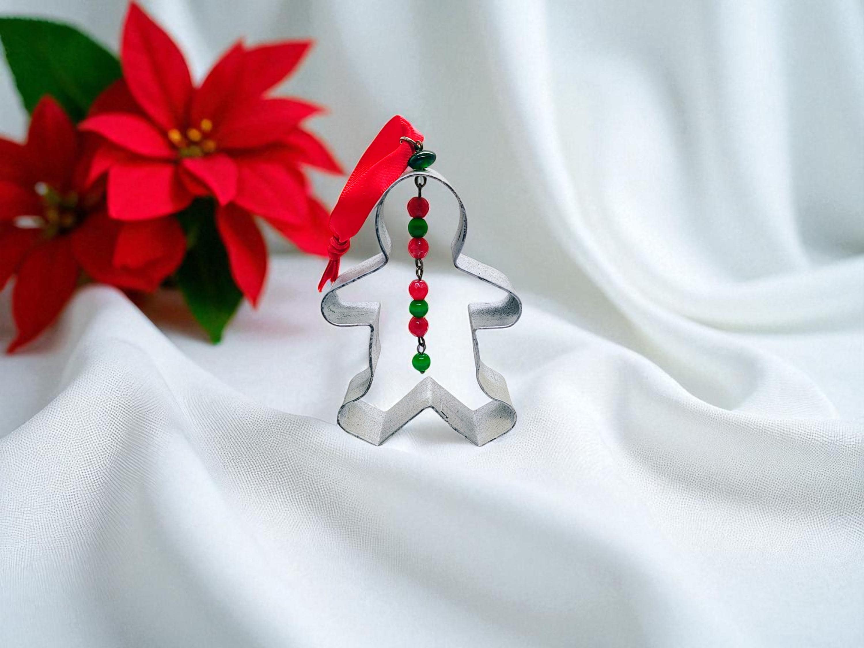 Kitchen Gingerbread Man Cookie Cutter Holiday Ornament 