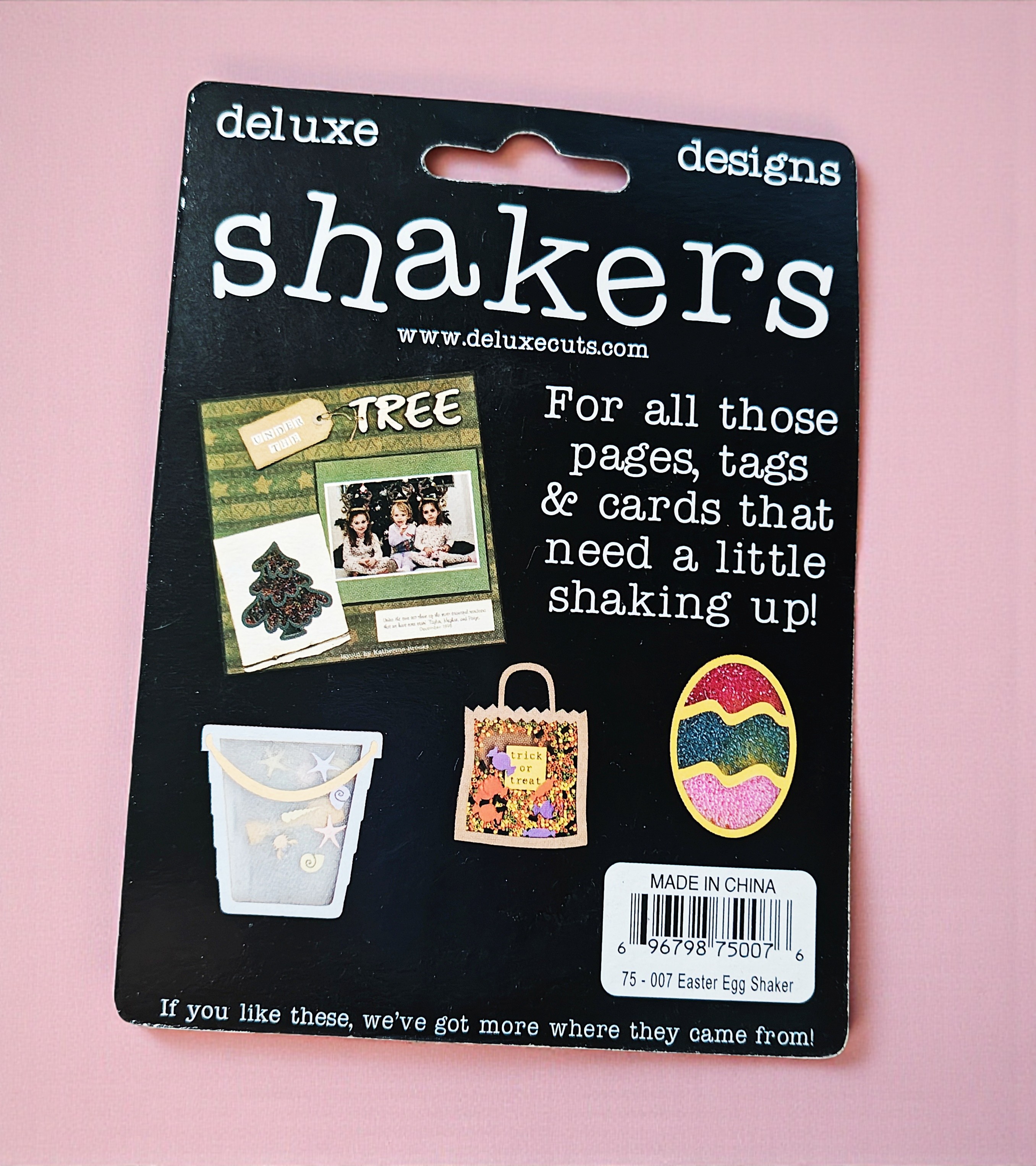 Colorful Easter Egg Shaker Embellishment by Deluxe Designs