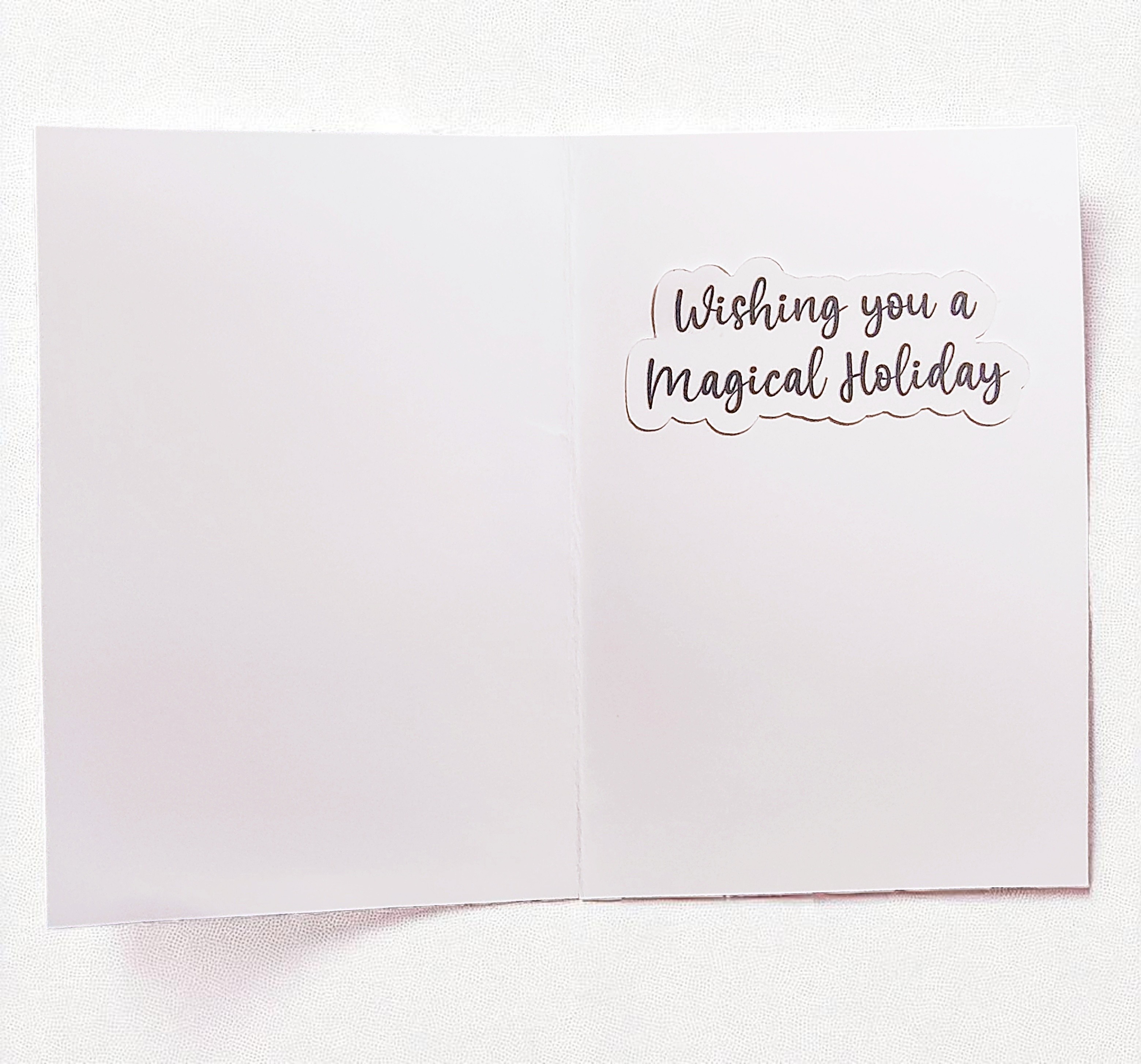 Magical Holiday Gnome Christmas Greeting Card