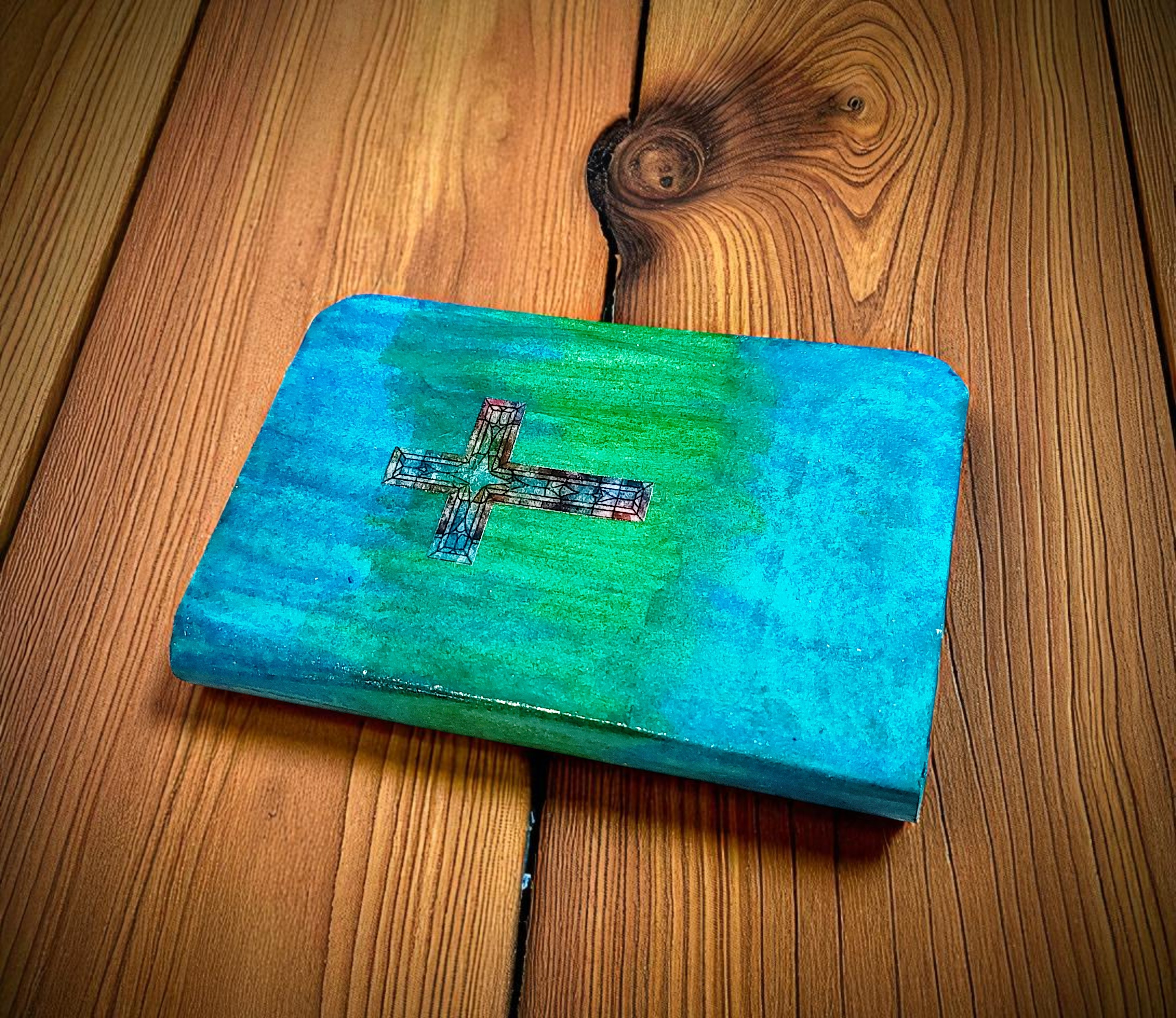 Christian Hand-Covered Pocket Bible - New Testament, Psalms, Proverbs 