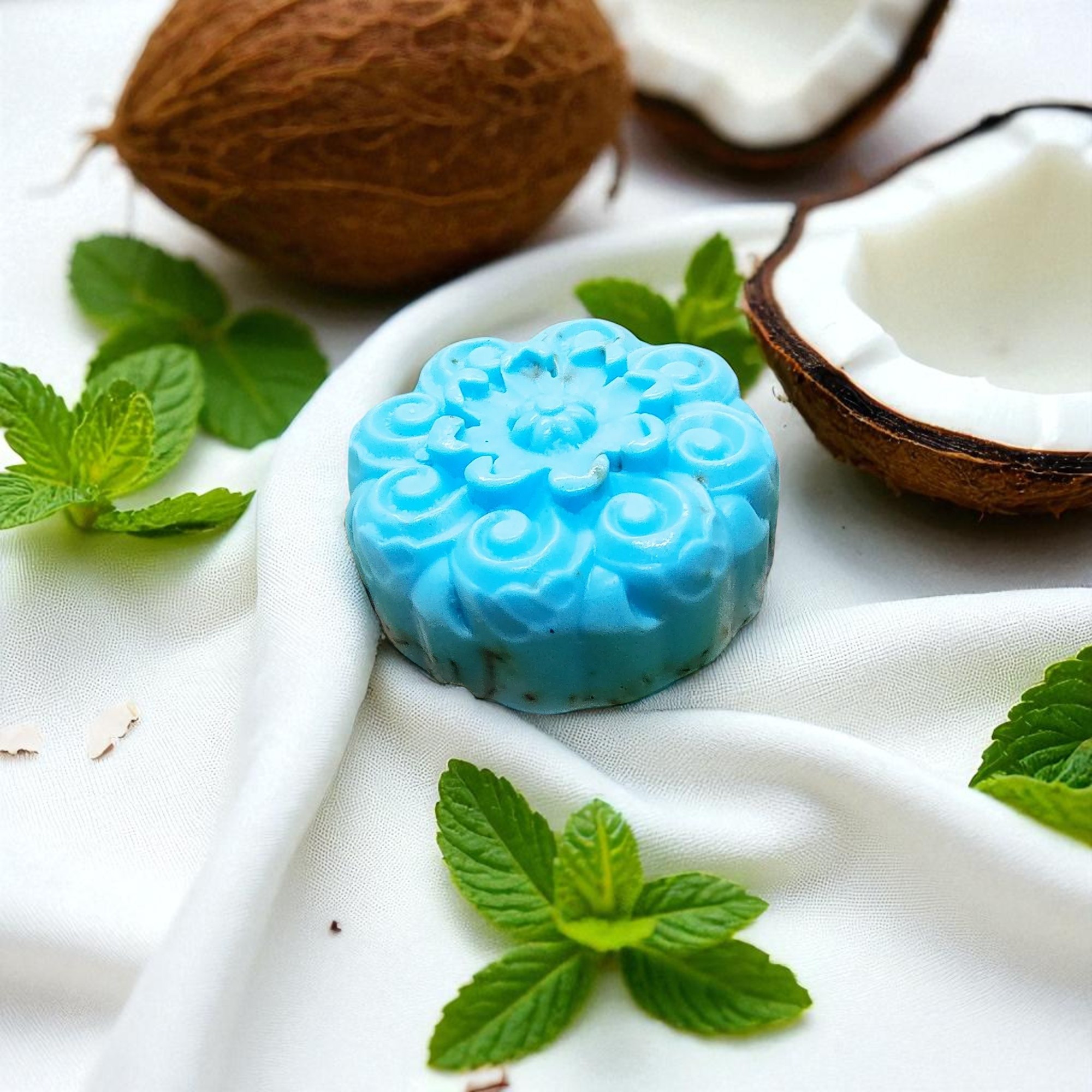 Coconut Mint Goat Milk Bar Soap