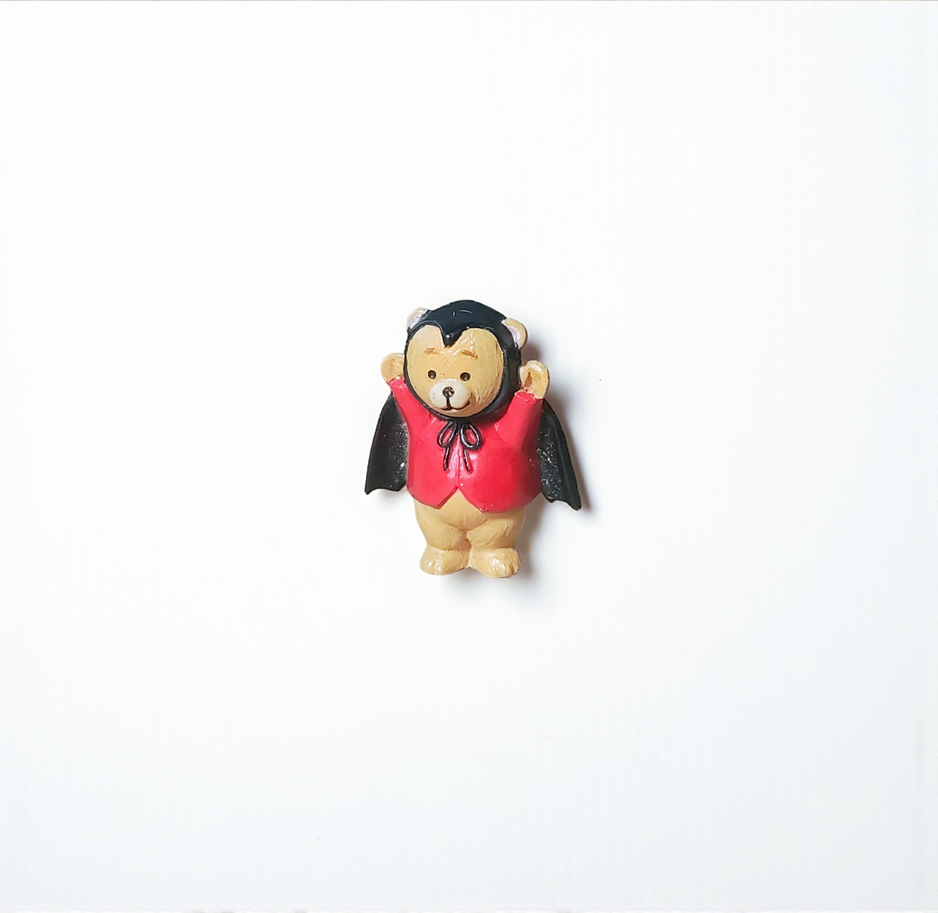 1993 Hallmark Bear in Vampire Dracula Costume Merry Miniature Figurine