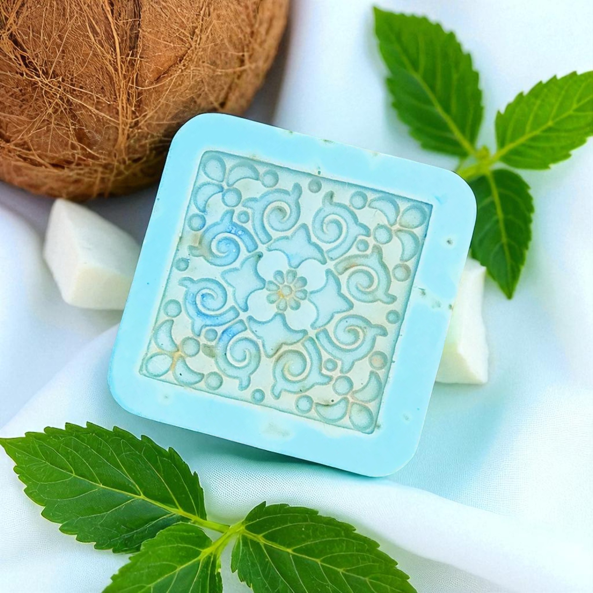 Coconut Mint Goat Milk Bar Soap