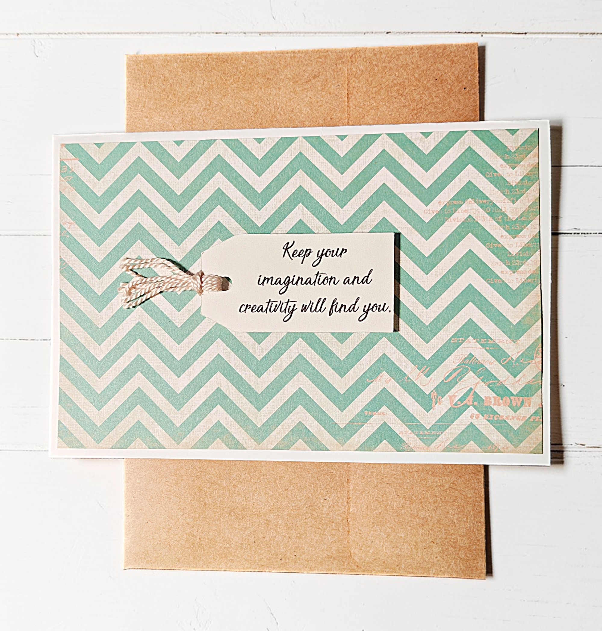 Inspirational Imagination & Creativity Quote Greeting Card