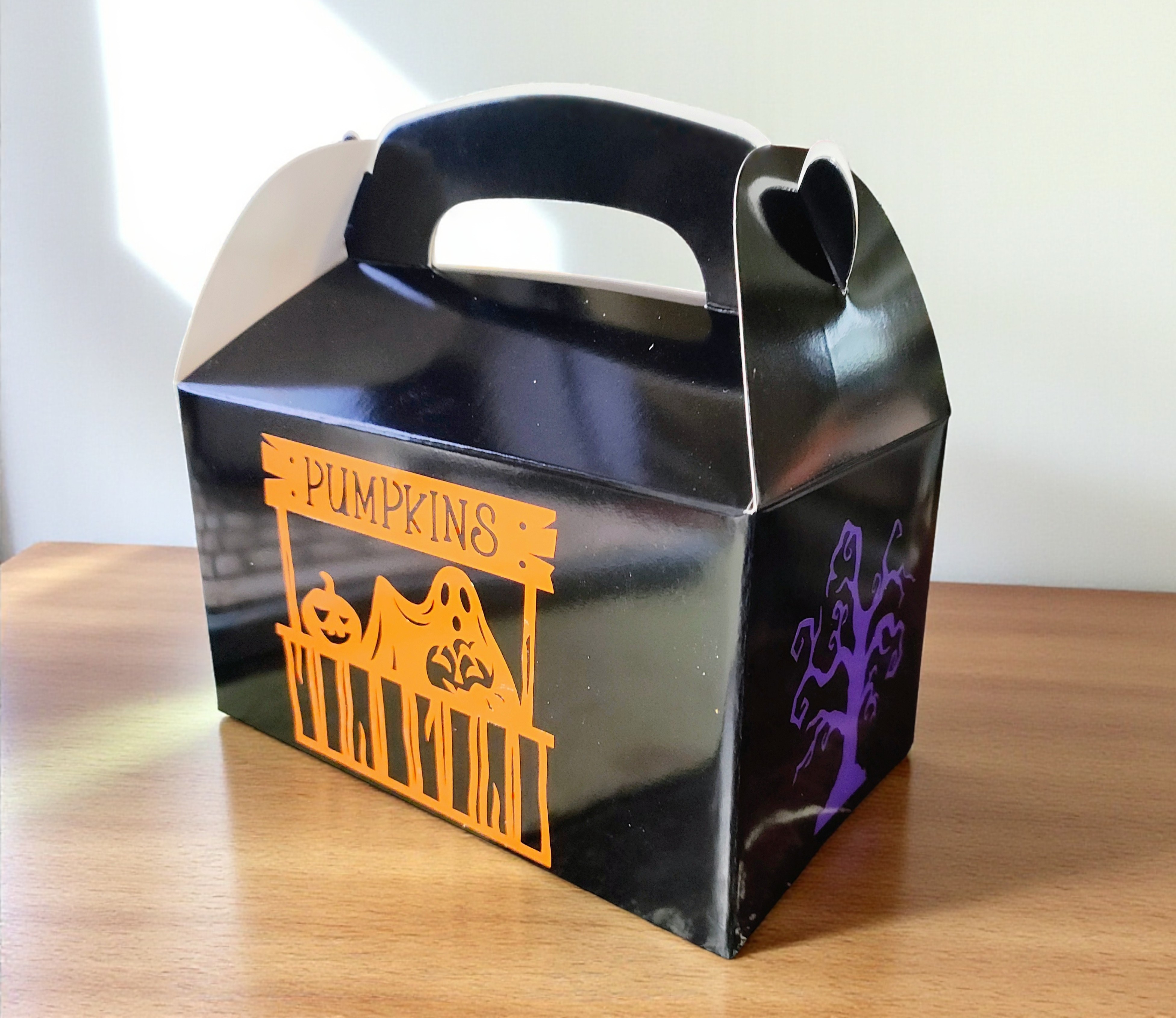 Custom Halloween Trick or Treat Boxes