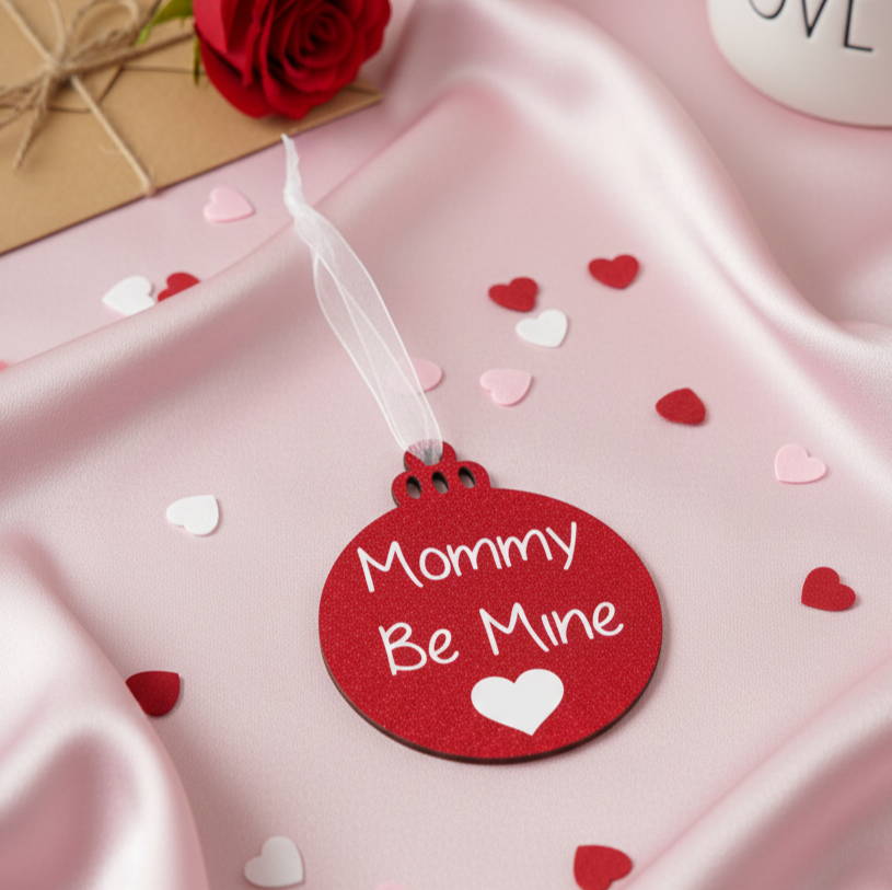 Mommy, Be My Valentine Hanging Accent Ornament 