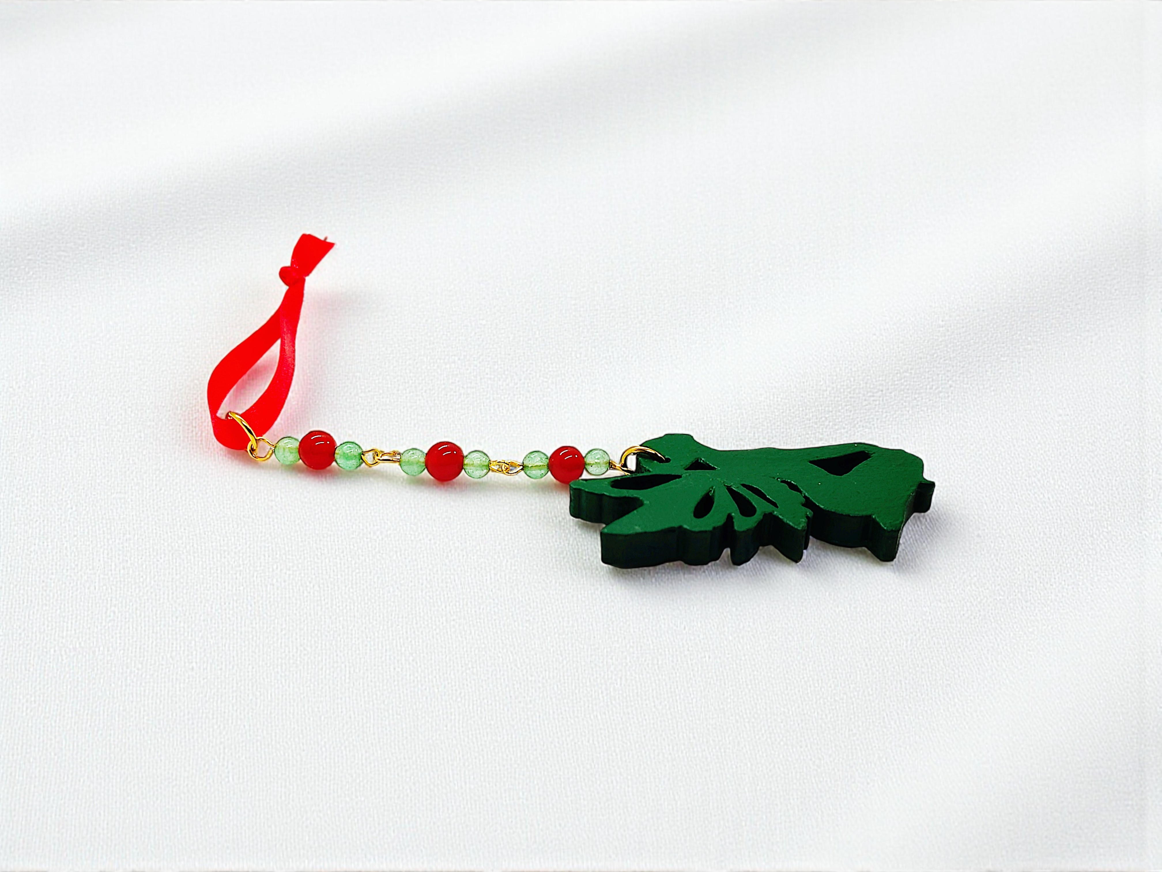 Whimsical Fairy Gemstone Beaded Ornament
