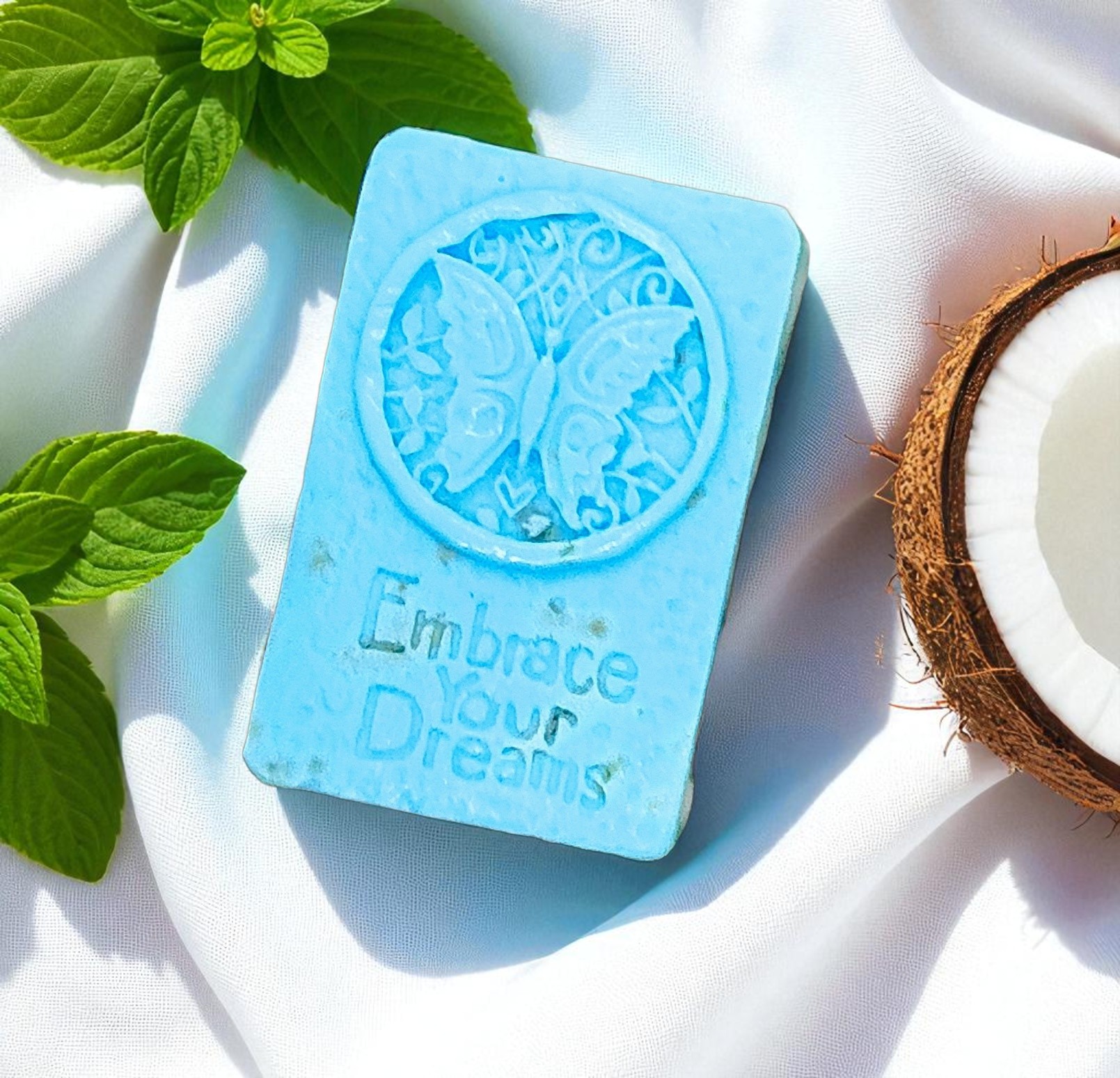 Coconut Mint Goat Milk Bar Soap