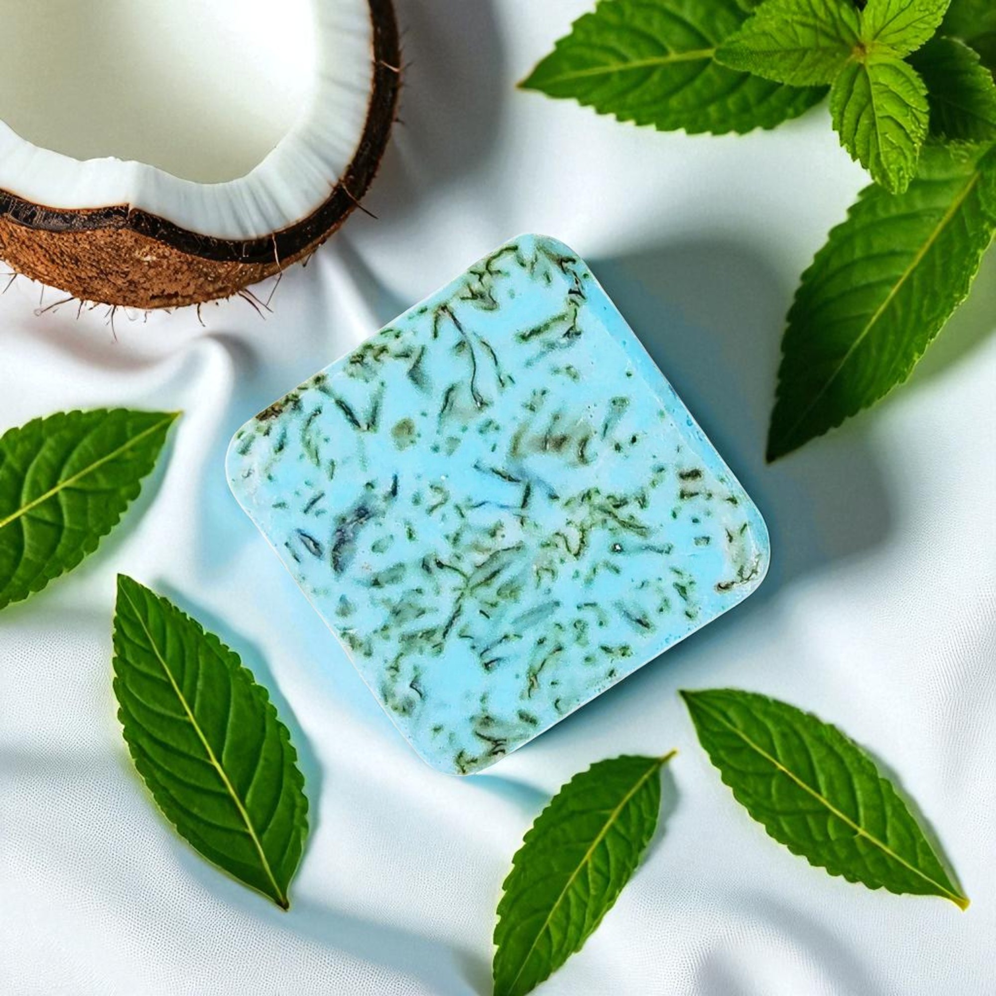Coconut Mint Goat Milk Bar Soap