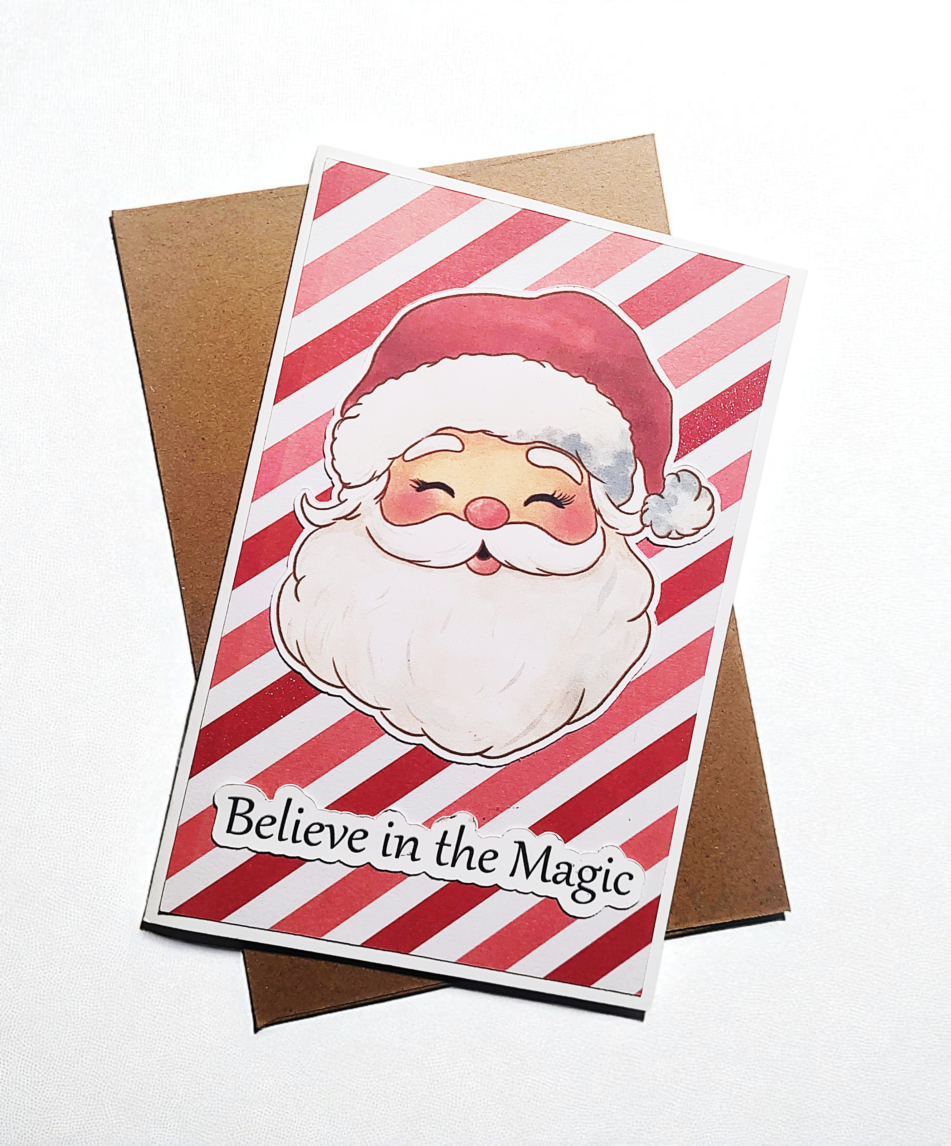 Believe in the Magic Santa Greeting Card