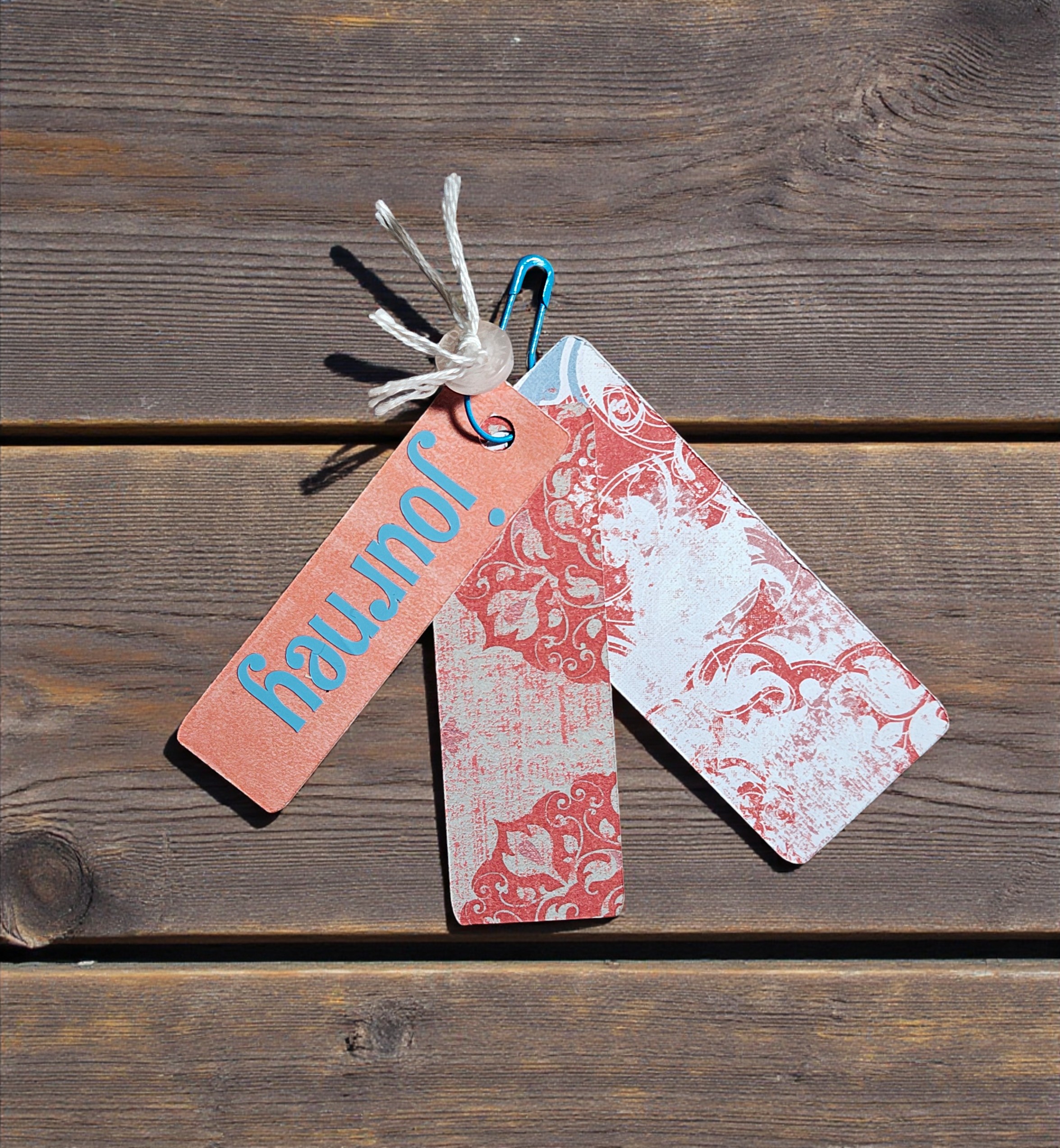 Inspirational Shabby Chic Junk Journal Tags Ephemera - Set of 5
