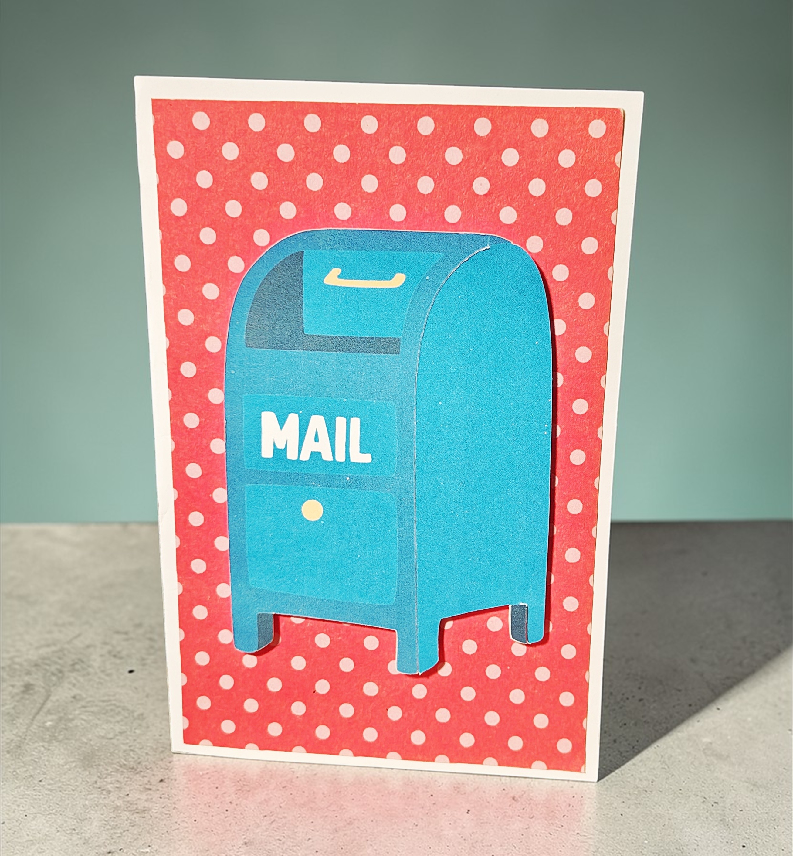 Thank You Postie Mailbox, Mail Carrier Greeting Card