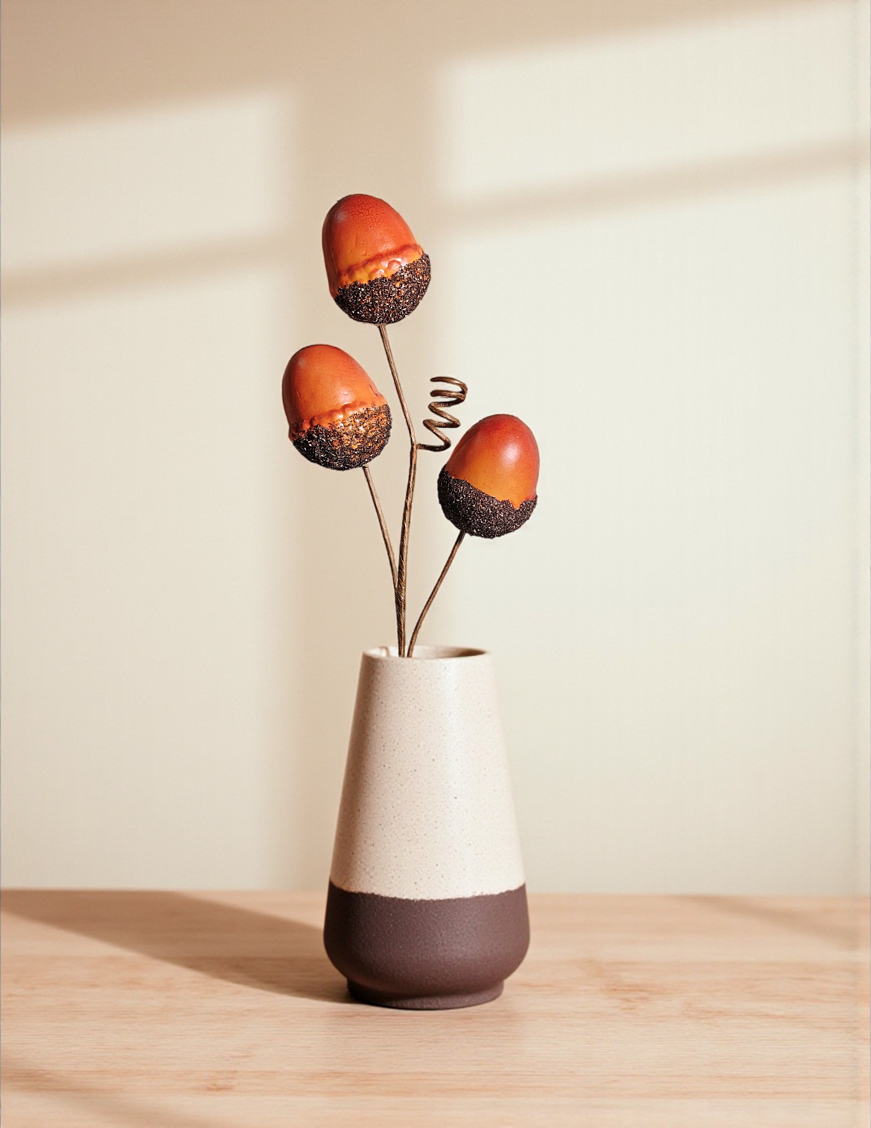 Artificial Autumn Acorn Floral Pick