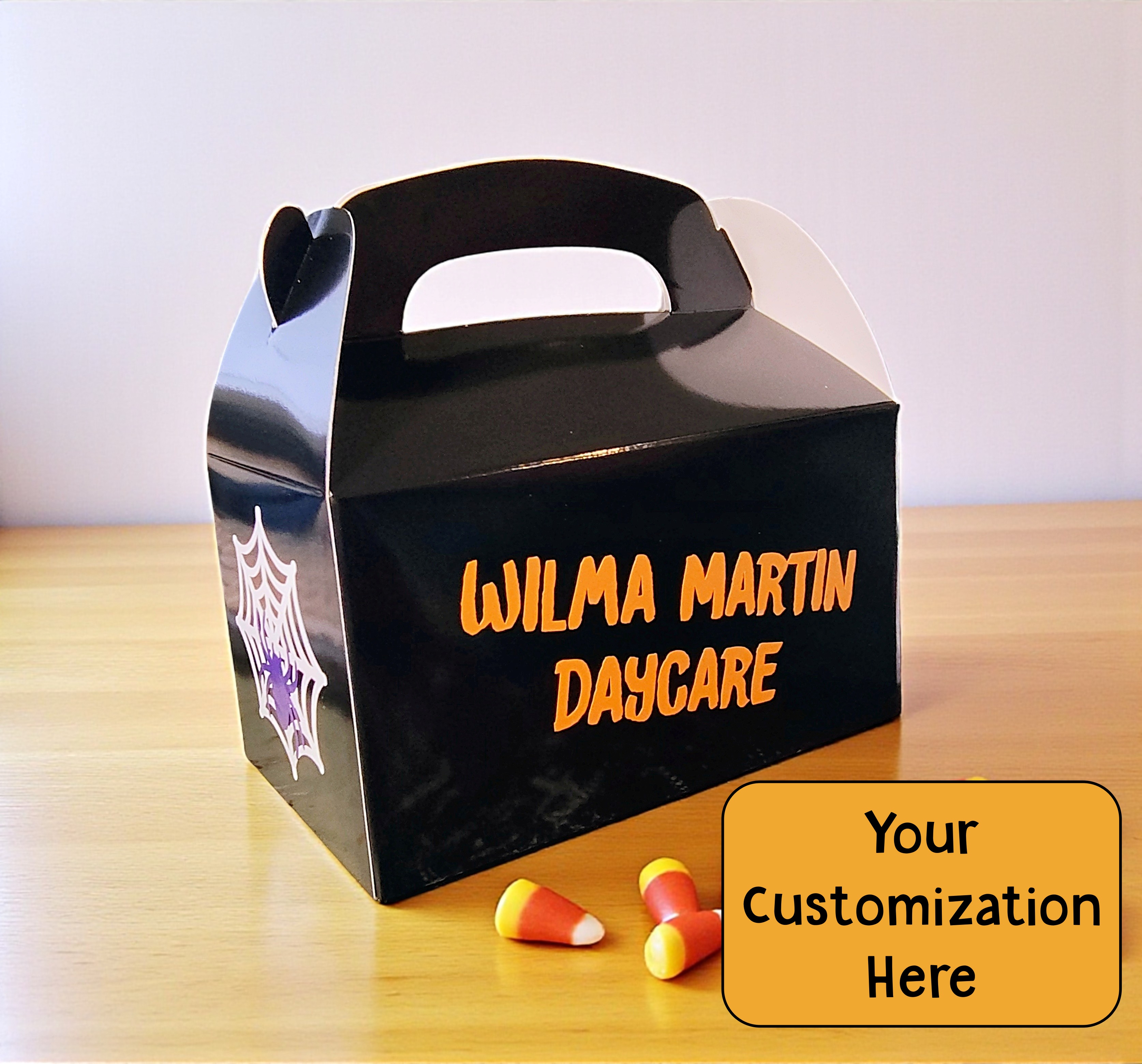 Custom Halloween Trick or Treat Boxes
