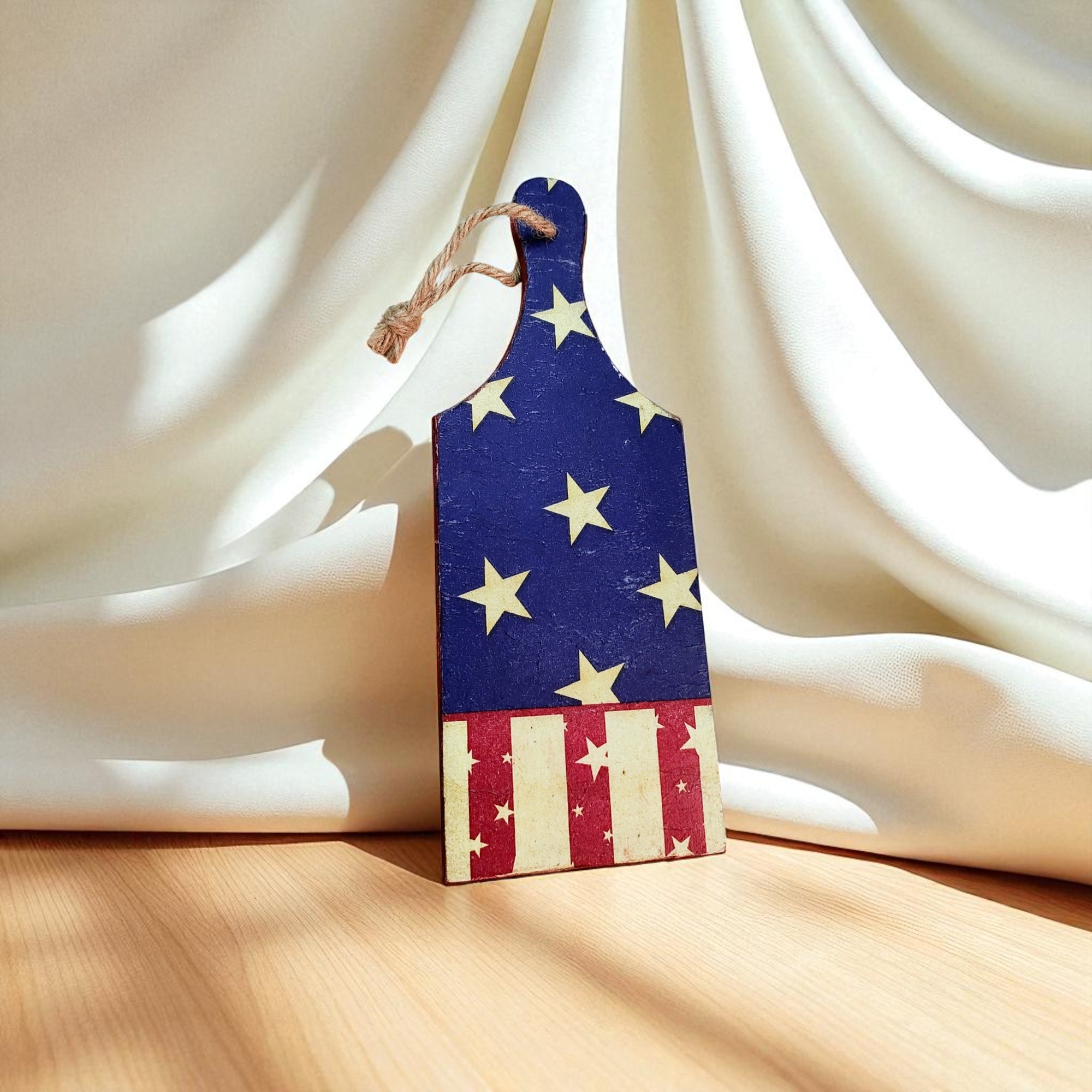Patriotic Cutting Board Sign Decor