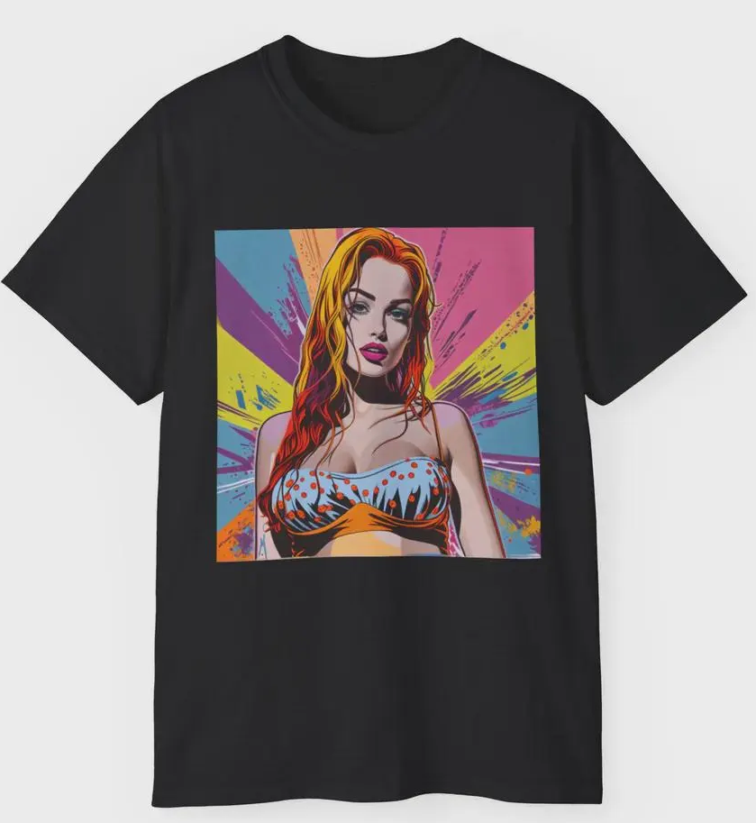 Your Selfie on a Casual Graphic Tee