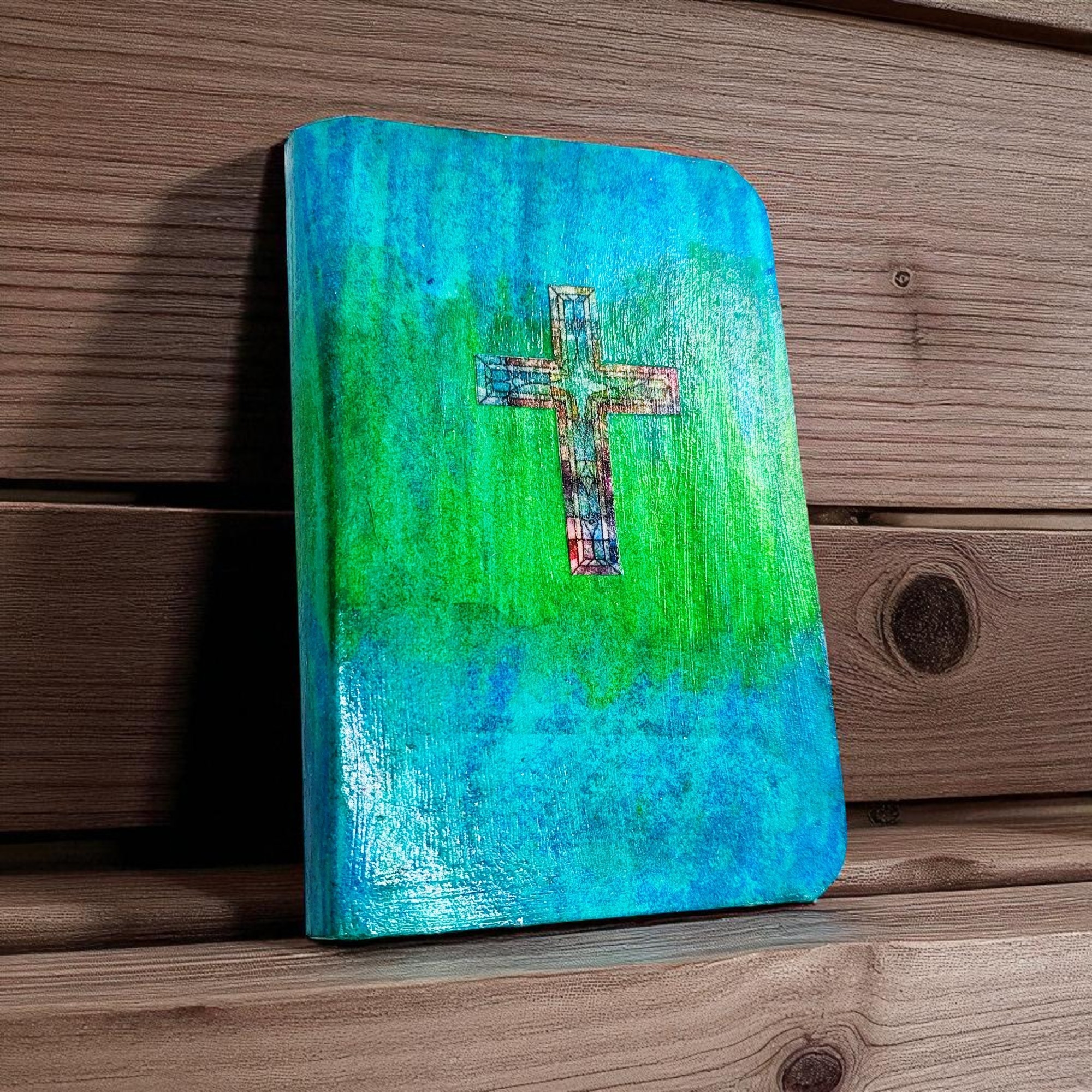 Christian Hand-Covered Pocket Bible - New Testament, Psalms, Proverbs 