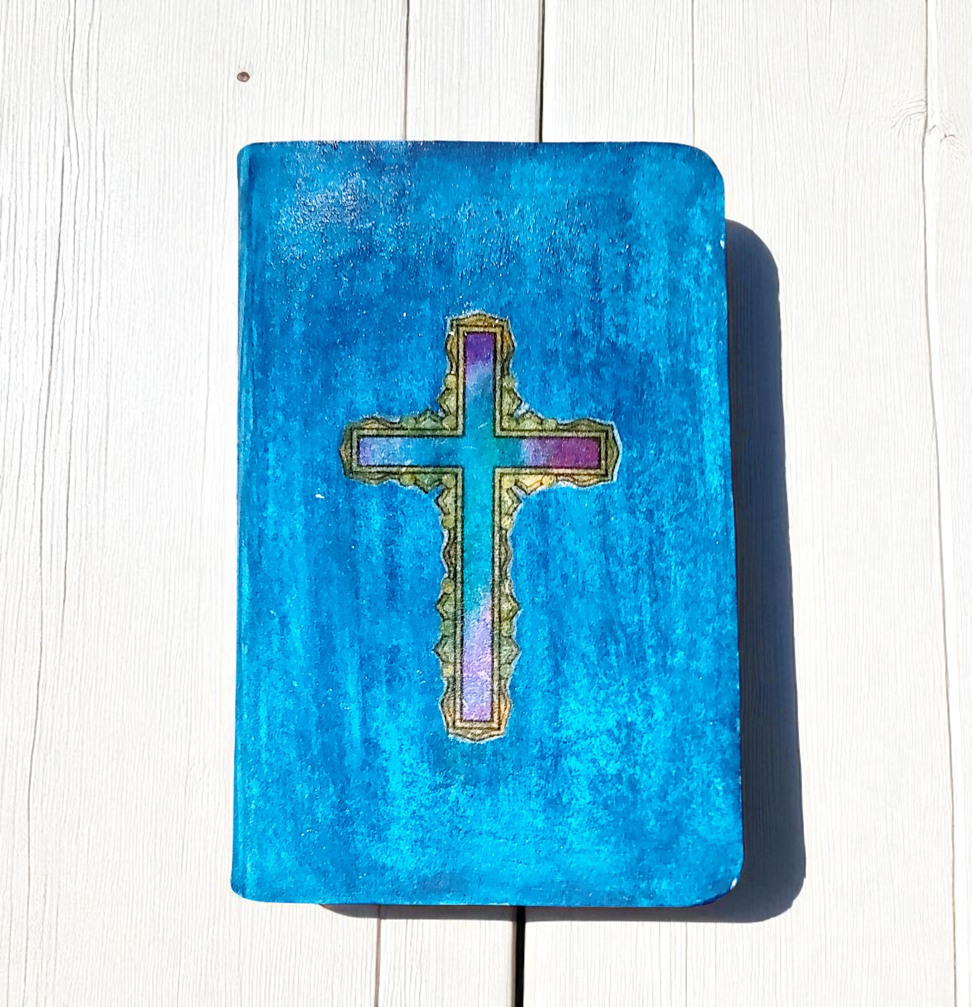 Christian Hand-Covered Pocket Bible - New Testament, Psalms, Proverbs 