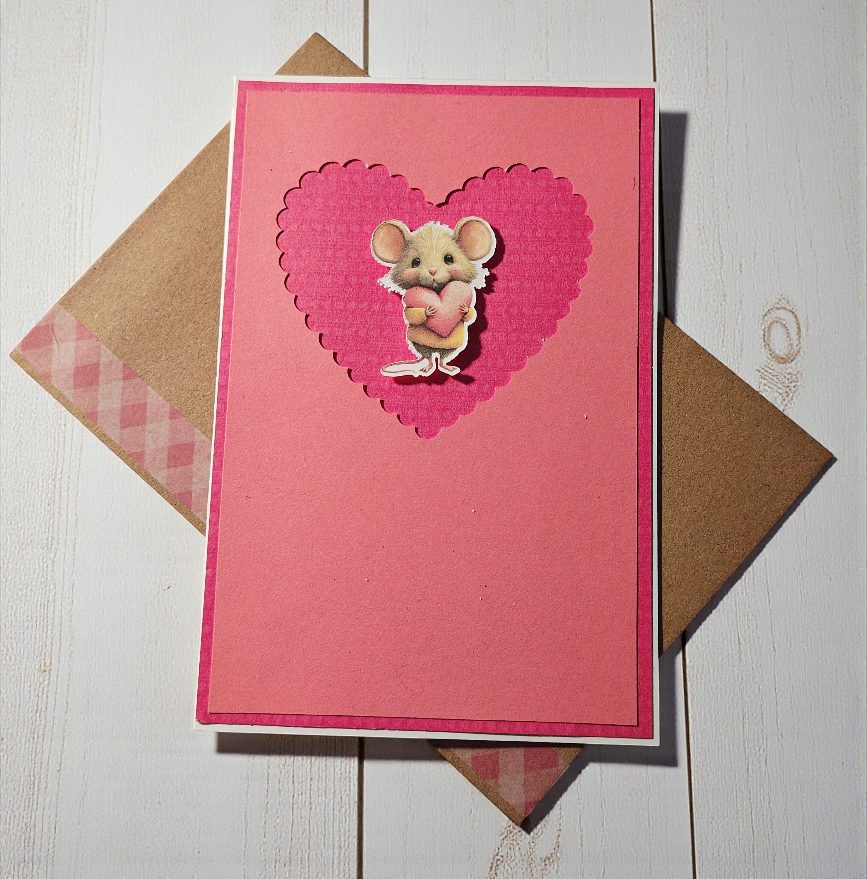 Cute Mouse Valentine Greeting Card