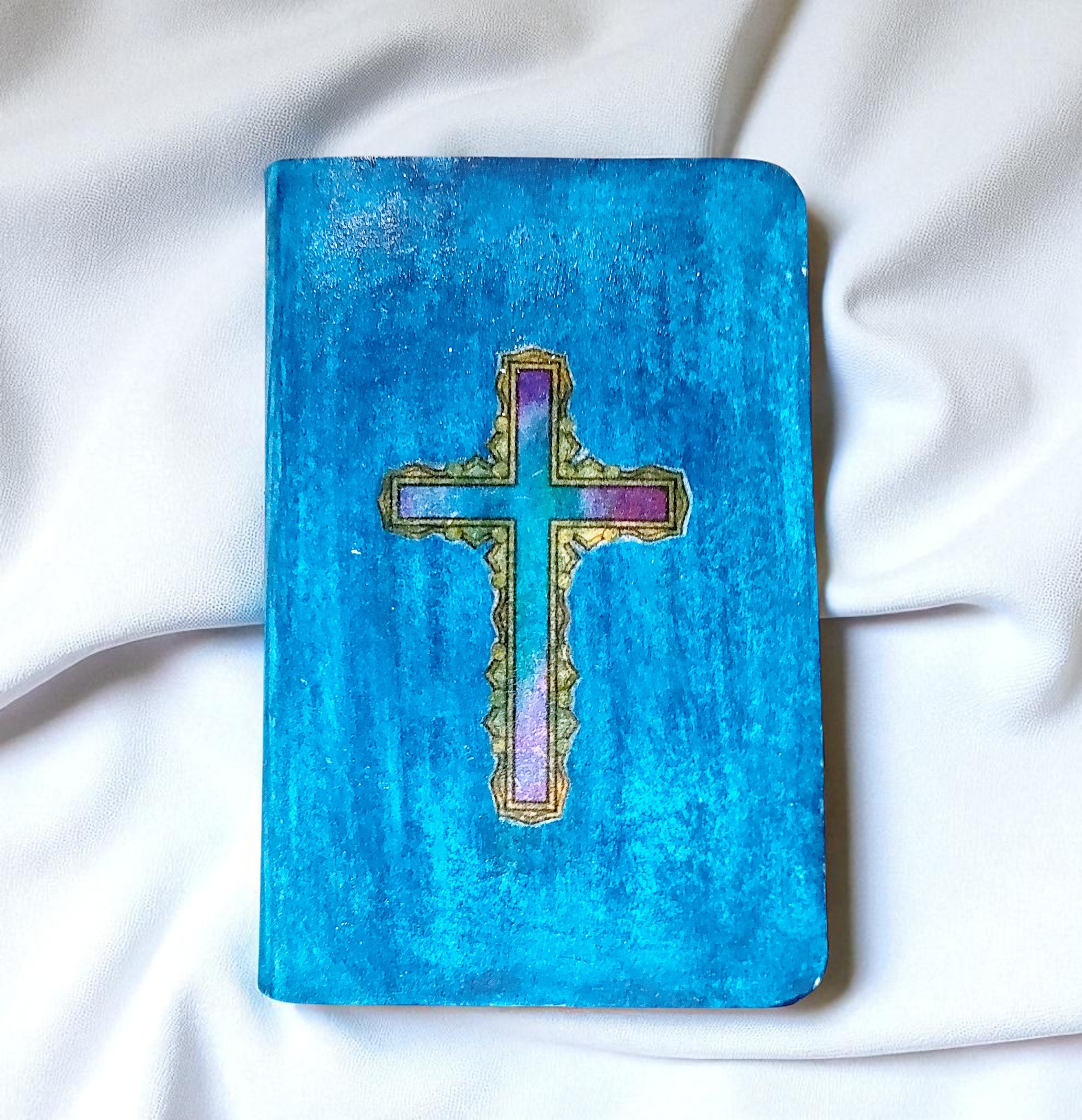 Christian Hand-Covered Pocket Bible - New Testament, Psalms, Proverbs 