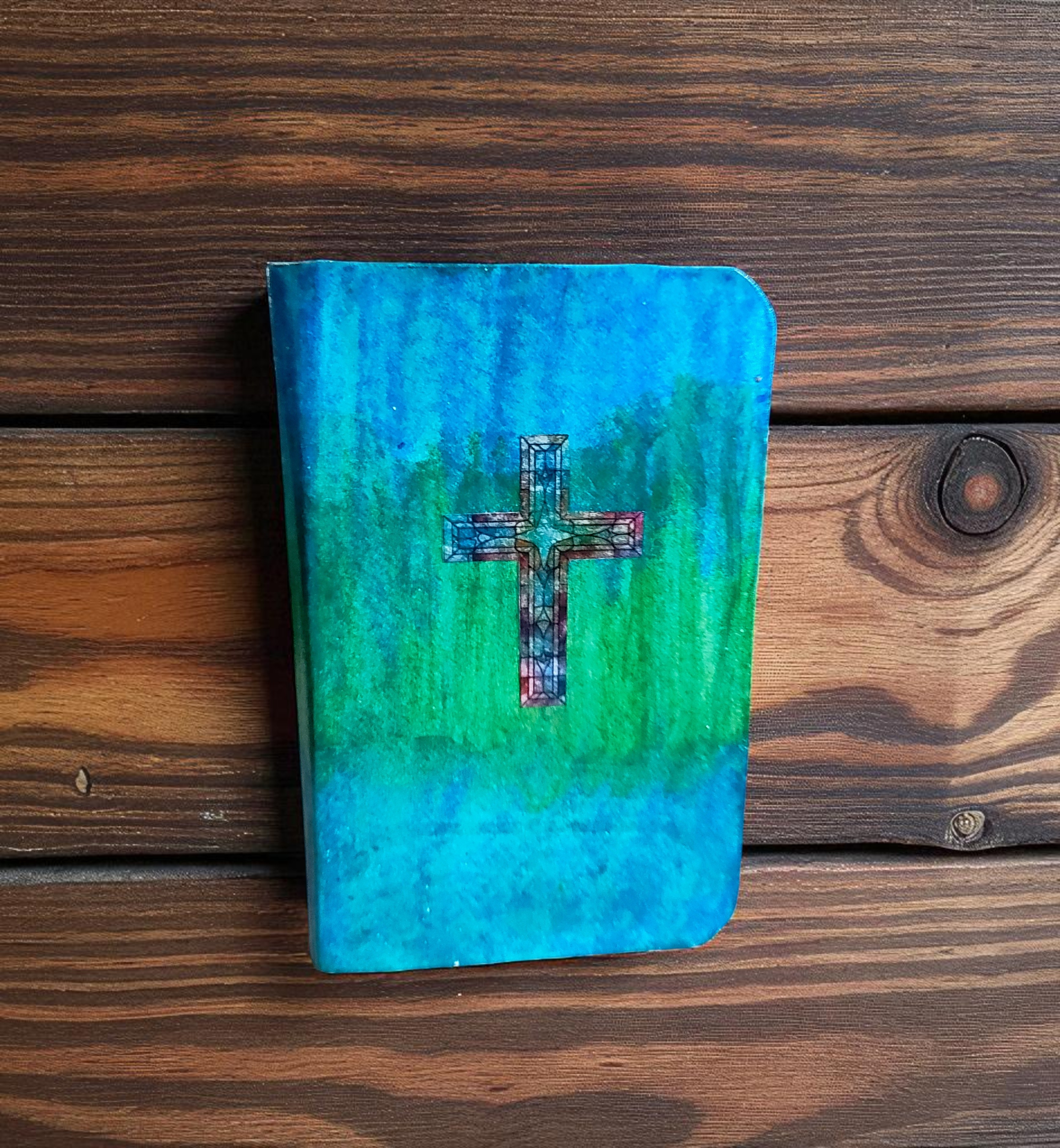 Christian Hand-Covered Pocket Bible - New Testament, Psalms, Proverbs 