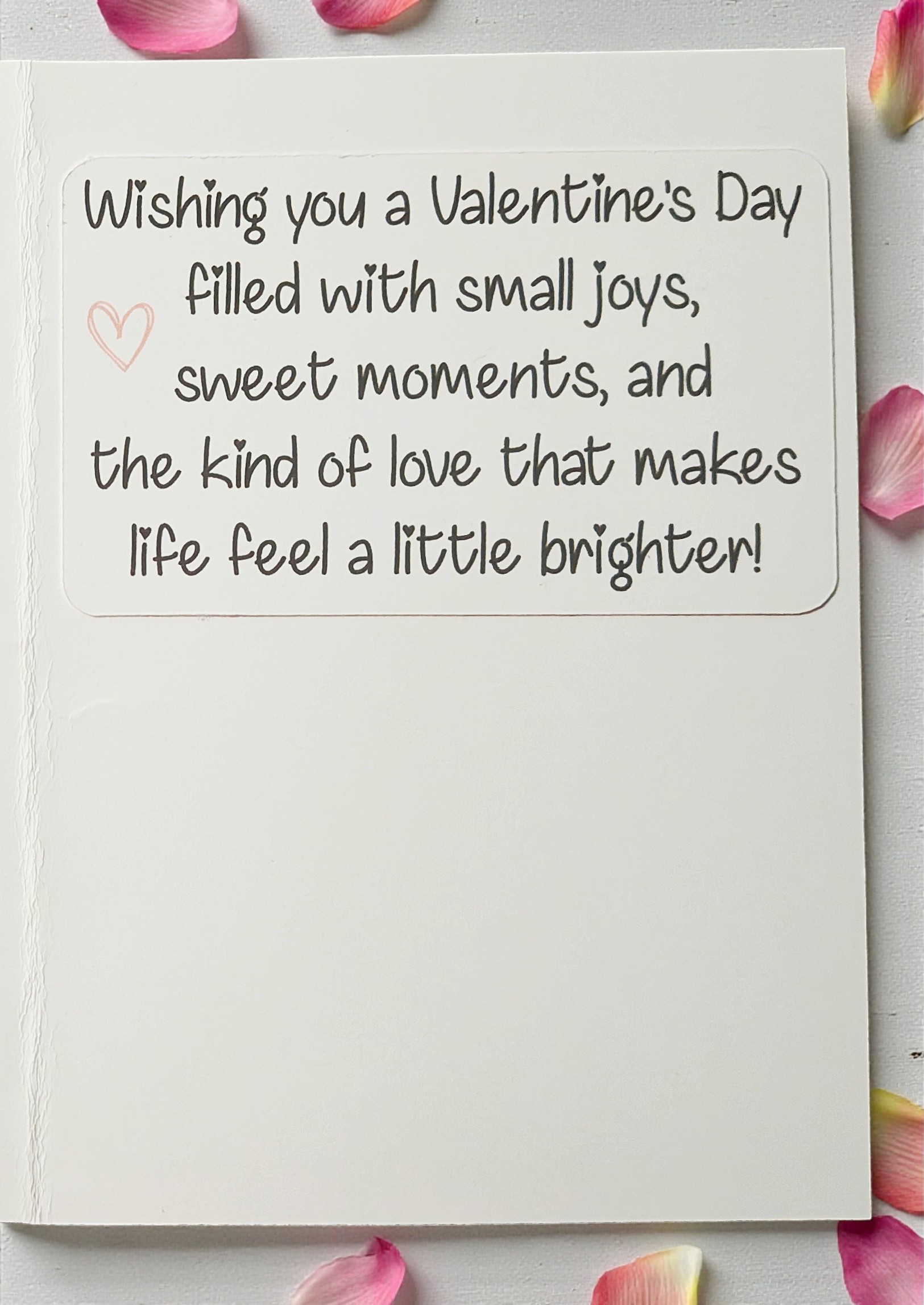 Cute Handmade Red Gnome Valentine Heart Greeting Card & Envelope