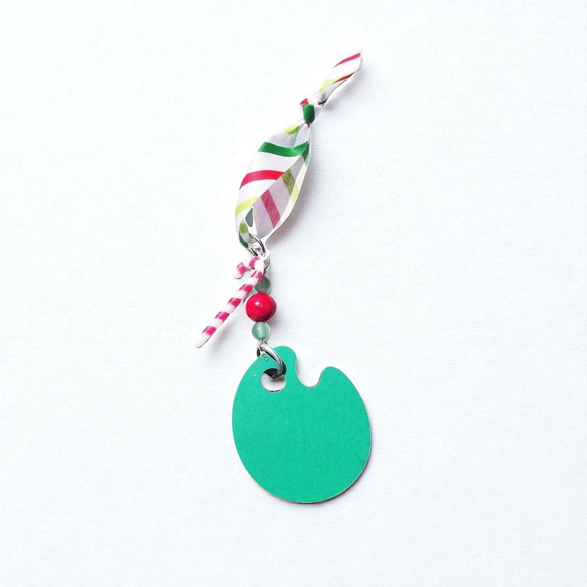 Wooden Artist Palatte Holiday Ornament 