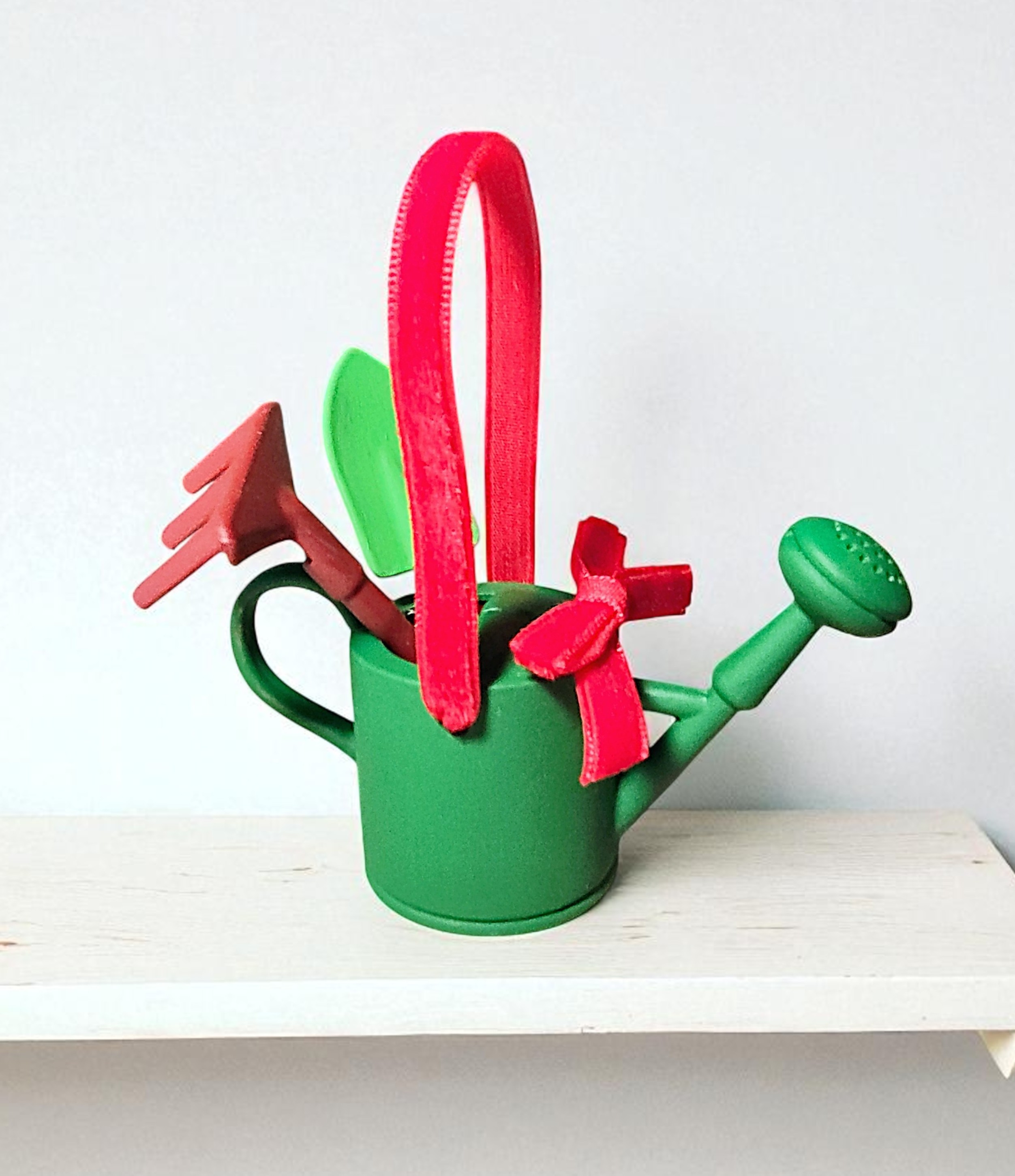 Watering Can & Gardening Tools Ornament