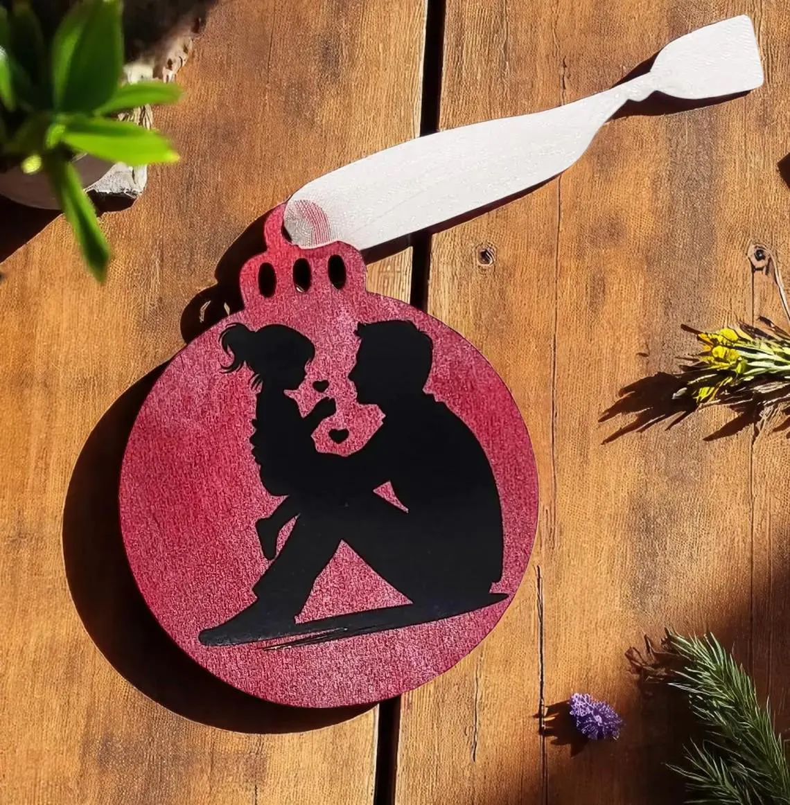Daddy, Be My Valentine Hanging Accent Ornament 