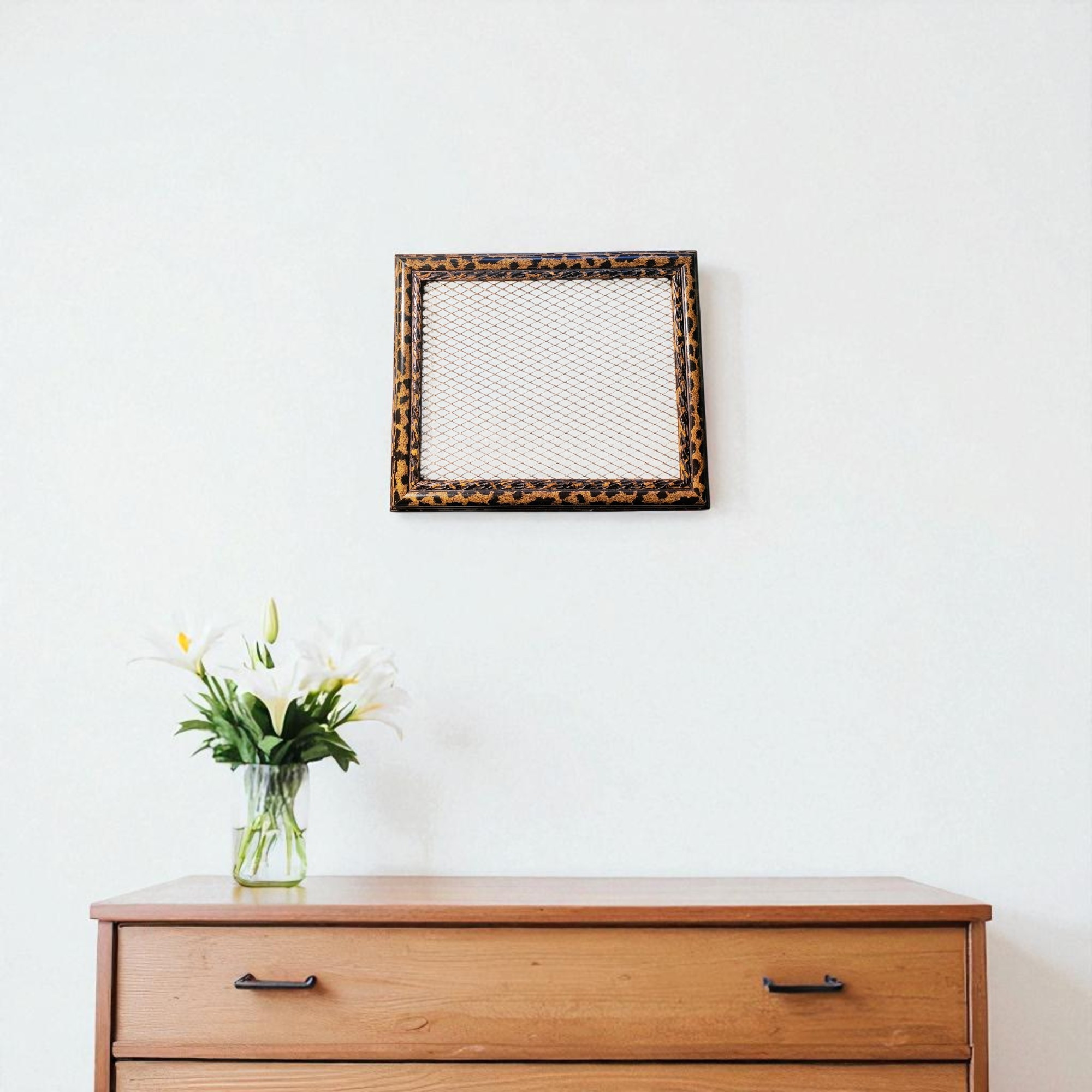 Leopard Print Frame Jewelry Organizer