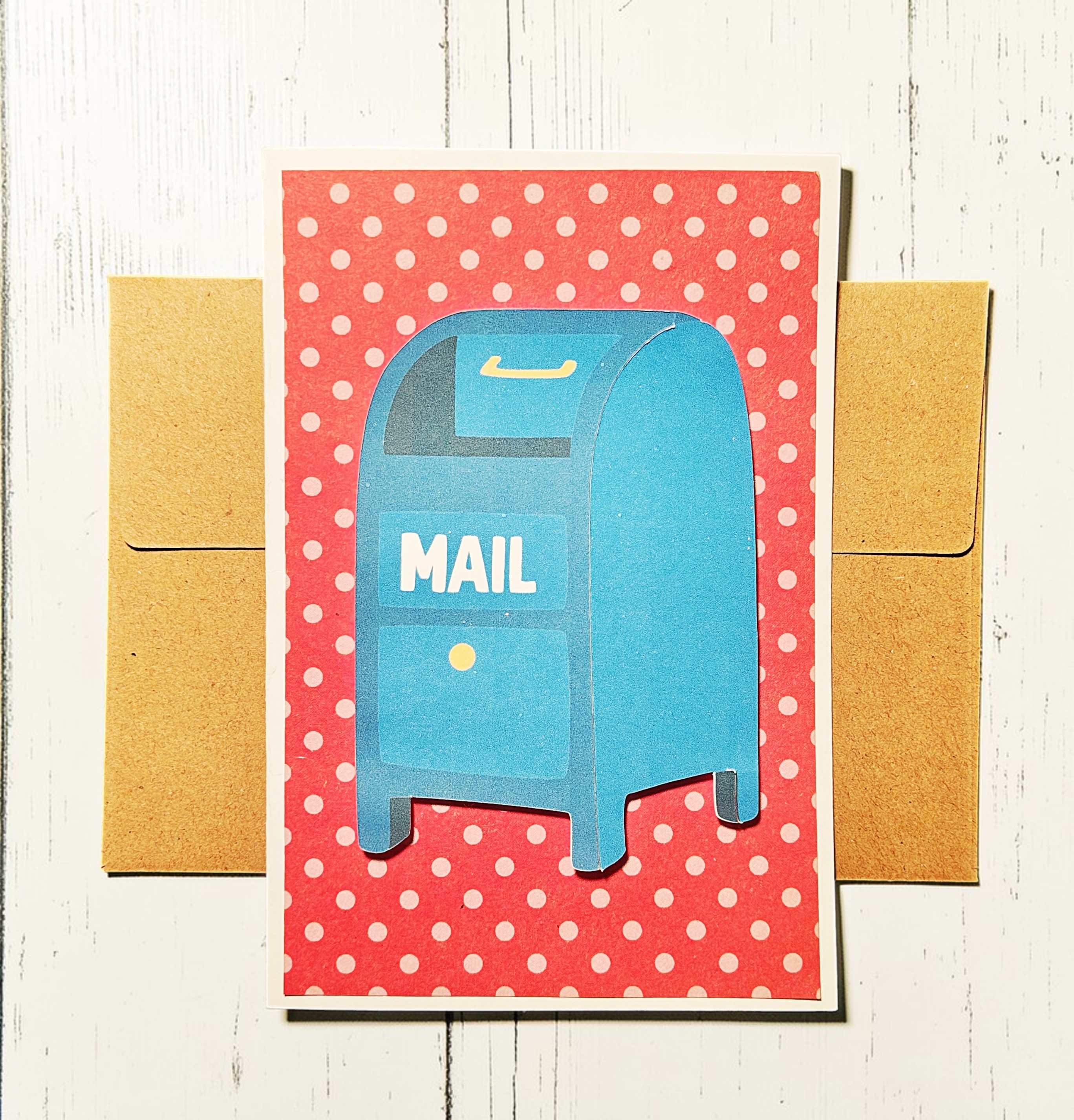 Thank You Postie Mailbox, Mail Carrier Greeting Card