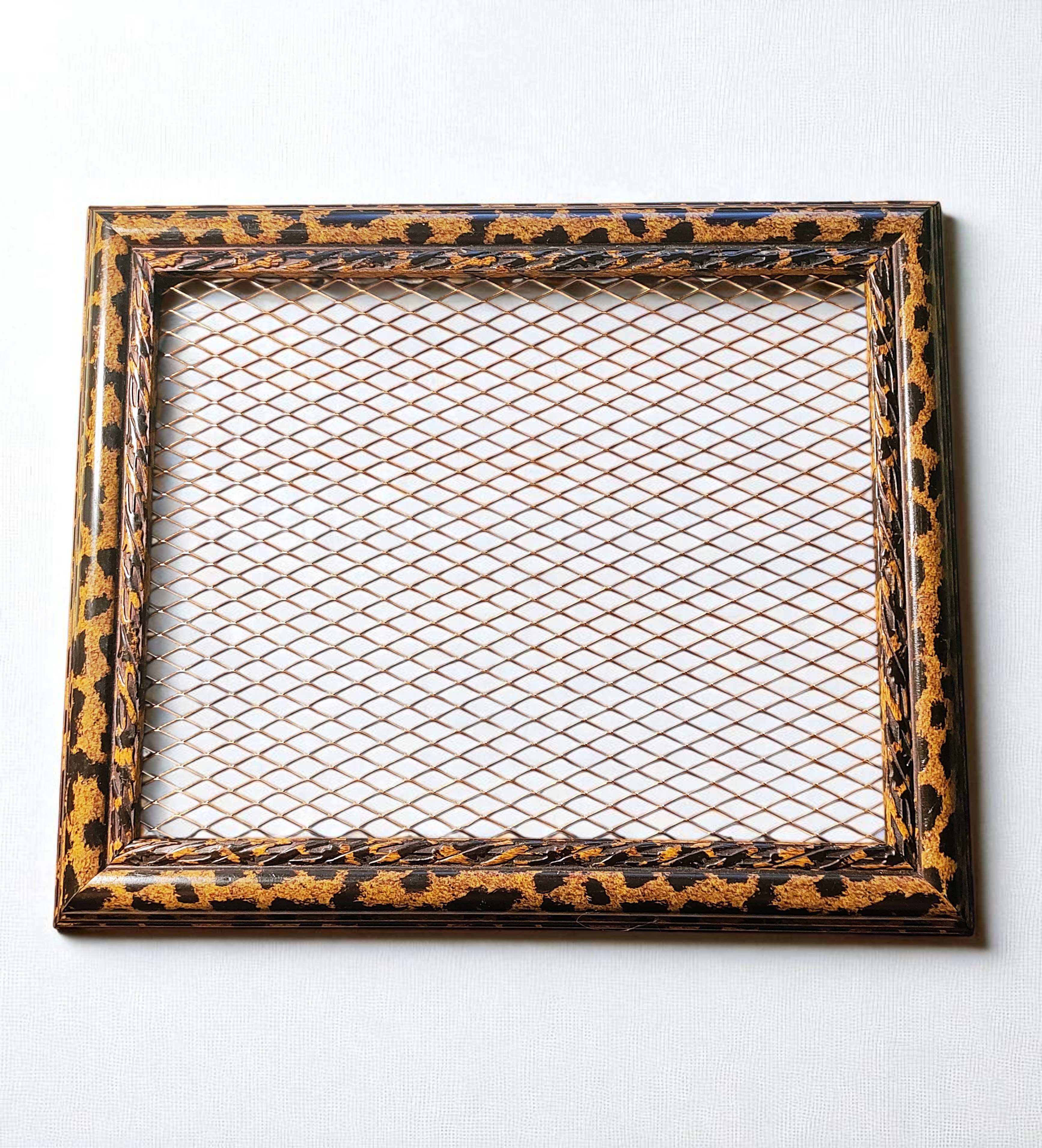 Leopard Print Frame Jewelry Organizer