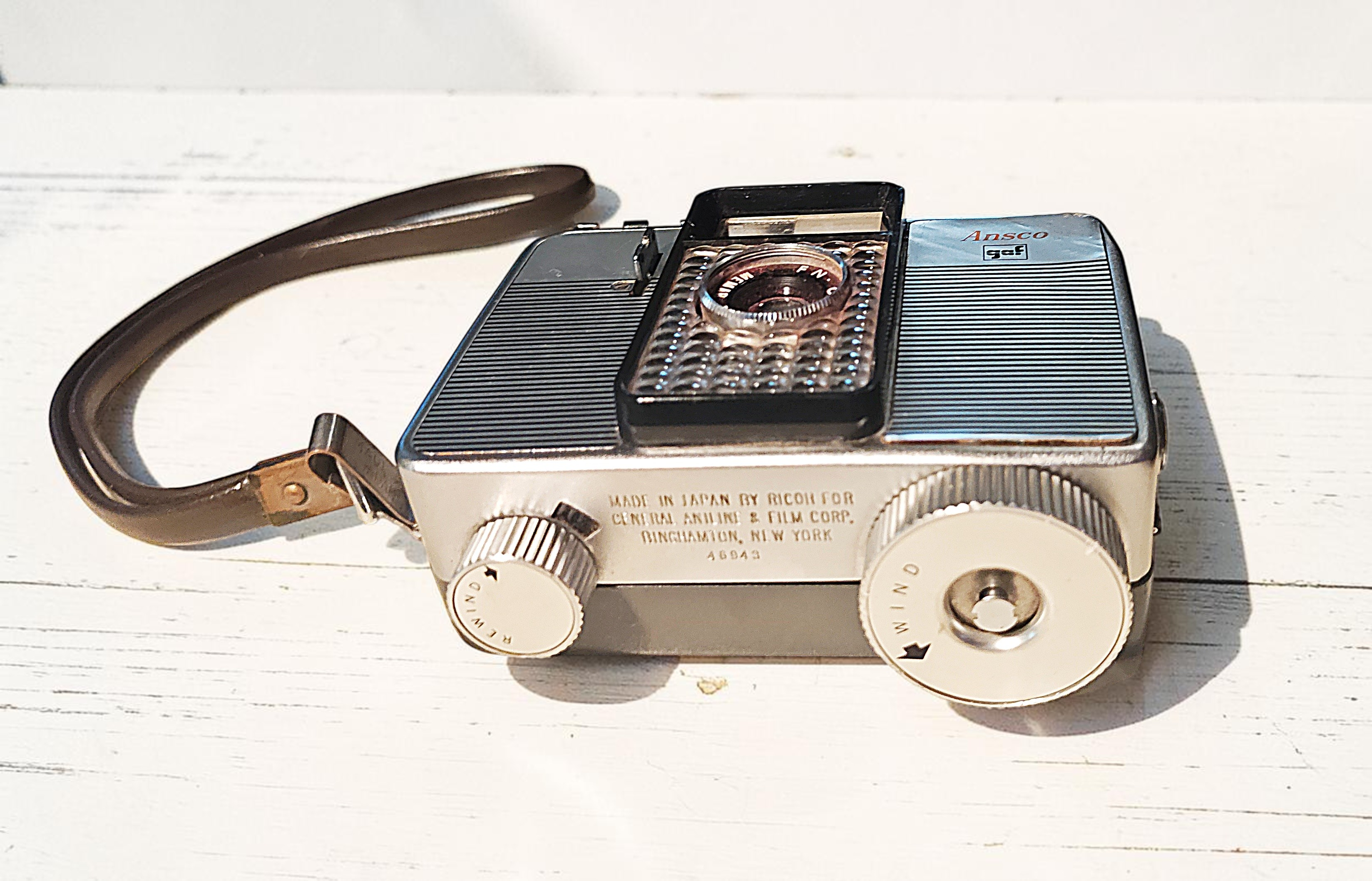 Ansco Gaf Memo II Automatic Vintage Half-Frame Film Camera w/ 25mm f:2.8 Lens
