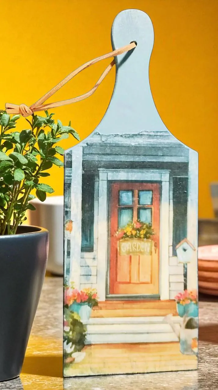 Small Wooden Decorative Garden Cutting Board
